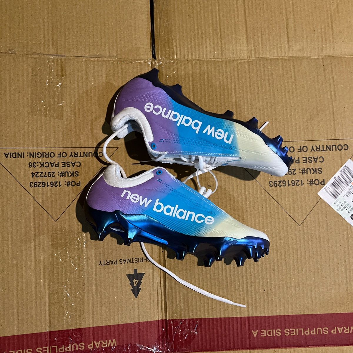 New Balance New Balance BurnX4 Unity of Sport Soccer Cleats Size US 7 / IT 37 - 2 Thumbnail