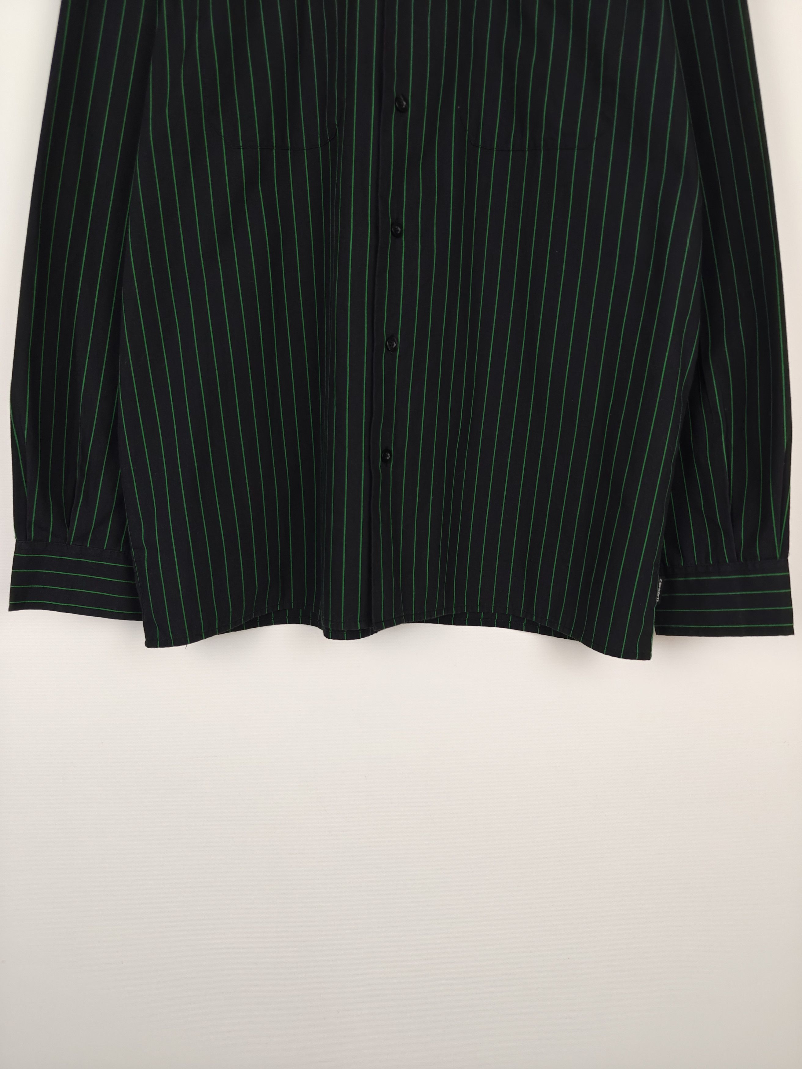 Carhartt Carhartt Delivery Shirt Striped Black size XL Size US XL / EU 56 / 4 - 3 Thumbnail