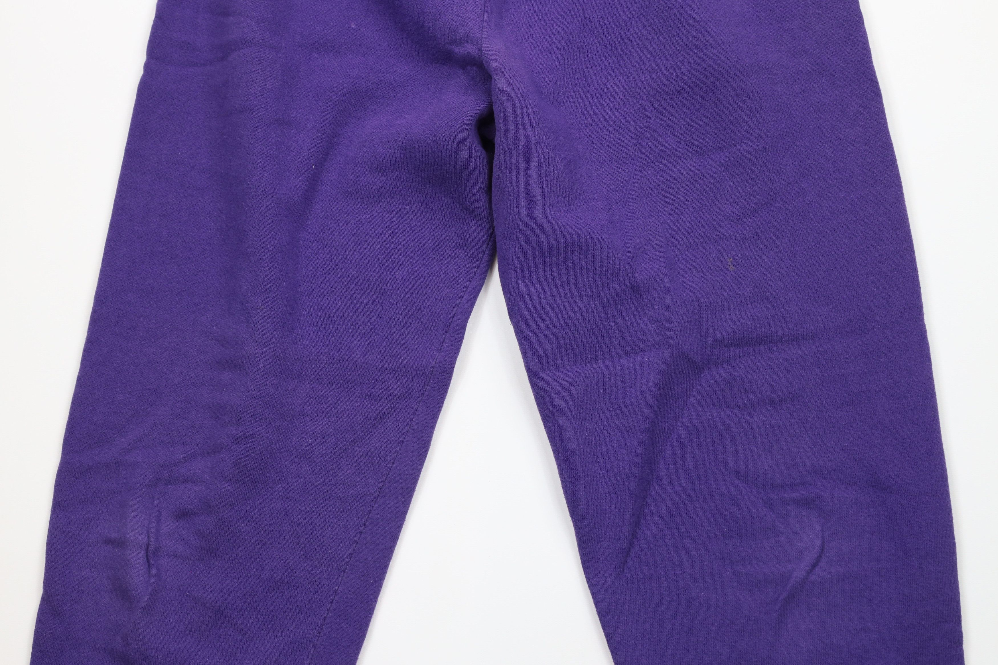 Vintage Vintage 90s Streetwear Blank Sweatpants Joggers Purple USA Size 28" / US 6 / IT 42 - 3 Thumbnail