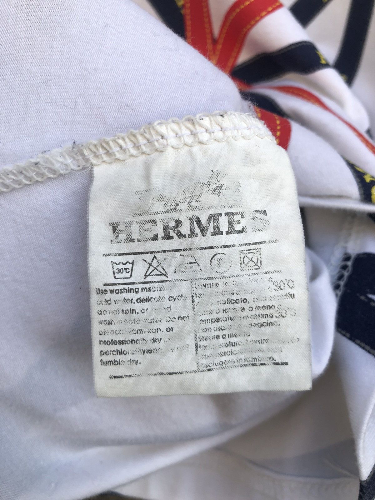 Hermes Hermes Ribbon Tape Tee Size S / US 4 / IT 40 - 4 Thumbnail