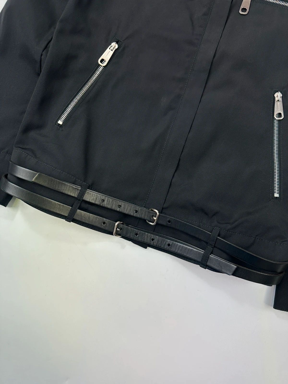 Jil Sander Jil Sander Early 00s Black Nylon Double Belted 7 Zip Jacket Size M / US 6-8 / IT 42-44 - 3 Thumbnail
