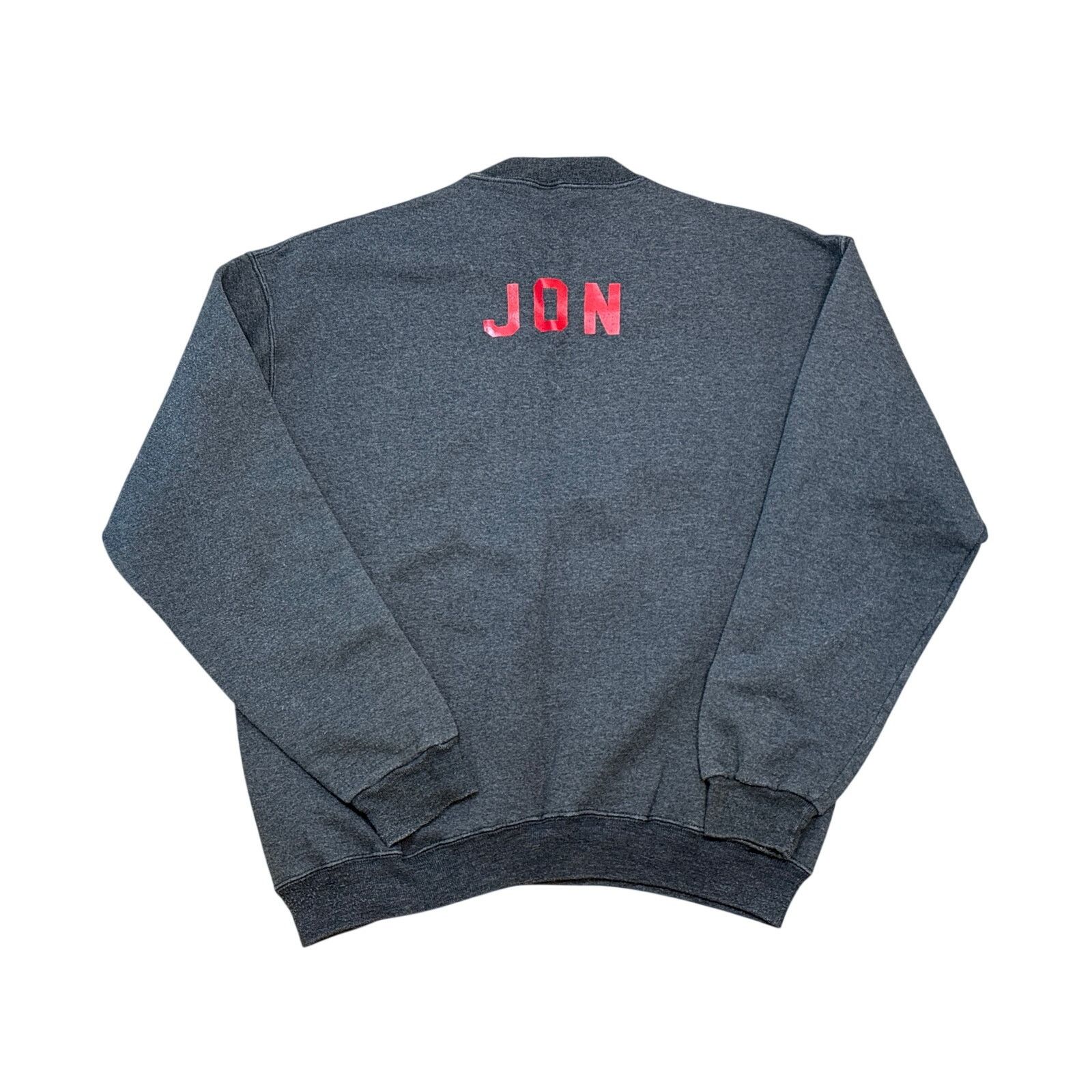 Russell Athletic Vintage 90s Big Jon 50 Russel Athletic Crewneck Grey Red Size US L / EU 52-54 / 3 - 3 Thumbnail