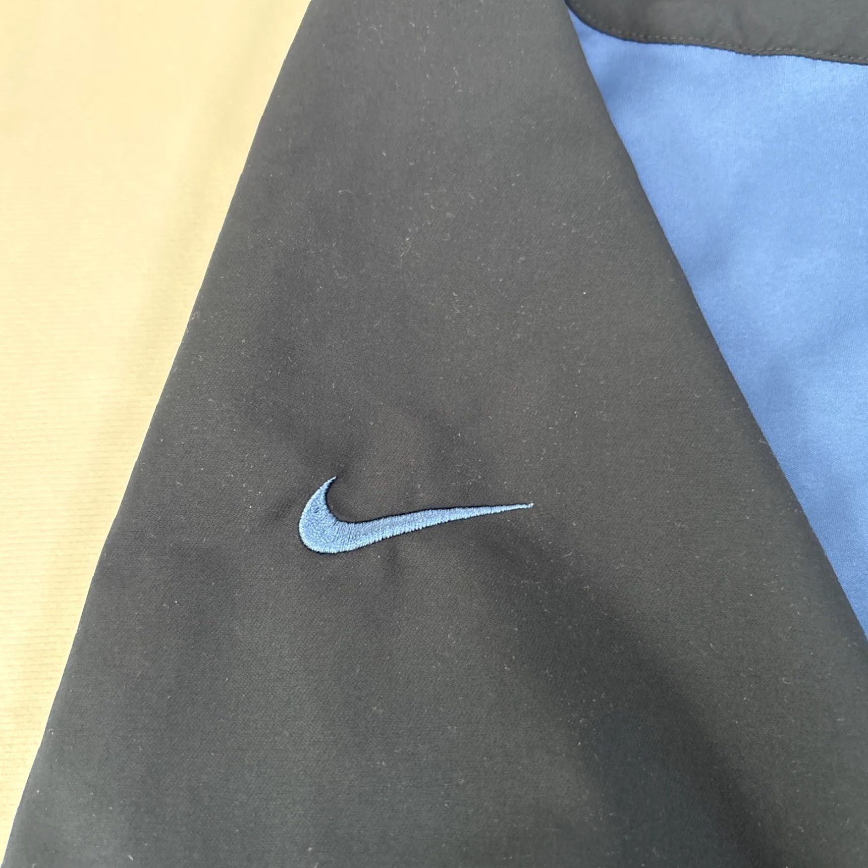 Nike Nike Golf Windbreaker Jacket Full Zip Men’s Large Black Blue Longsleeve Size US L / EU 52-54 / 3 - 7 Thumbnail