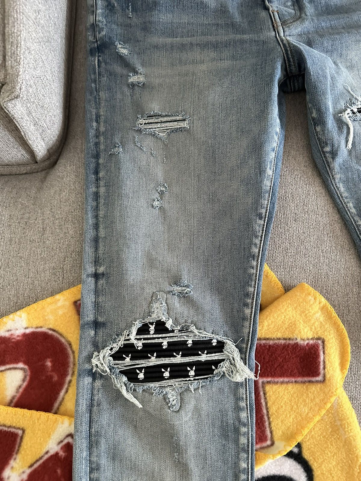 Amiri Amiri playboy mx1 jeans only wore once Size US 32 / EU 48 - 3 Thumbnail