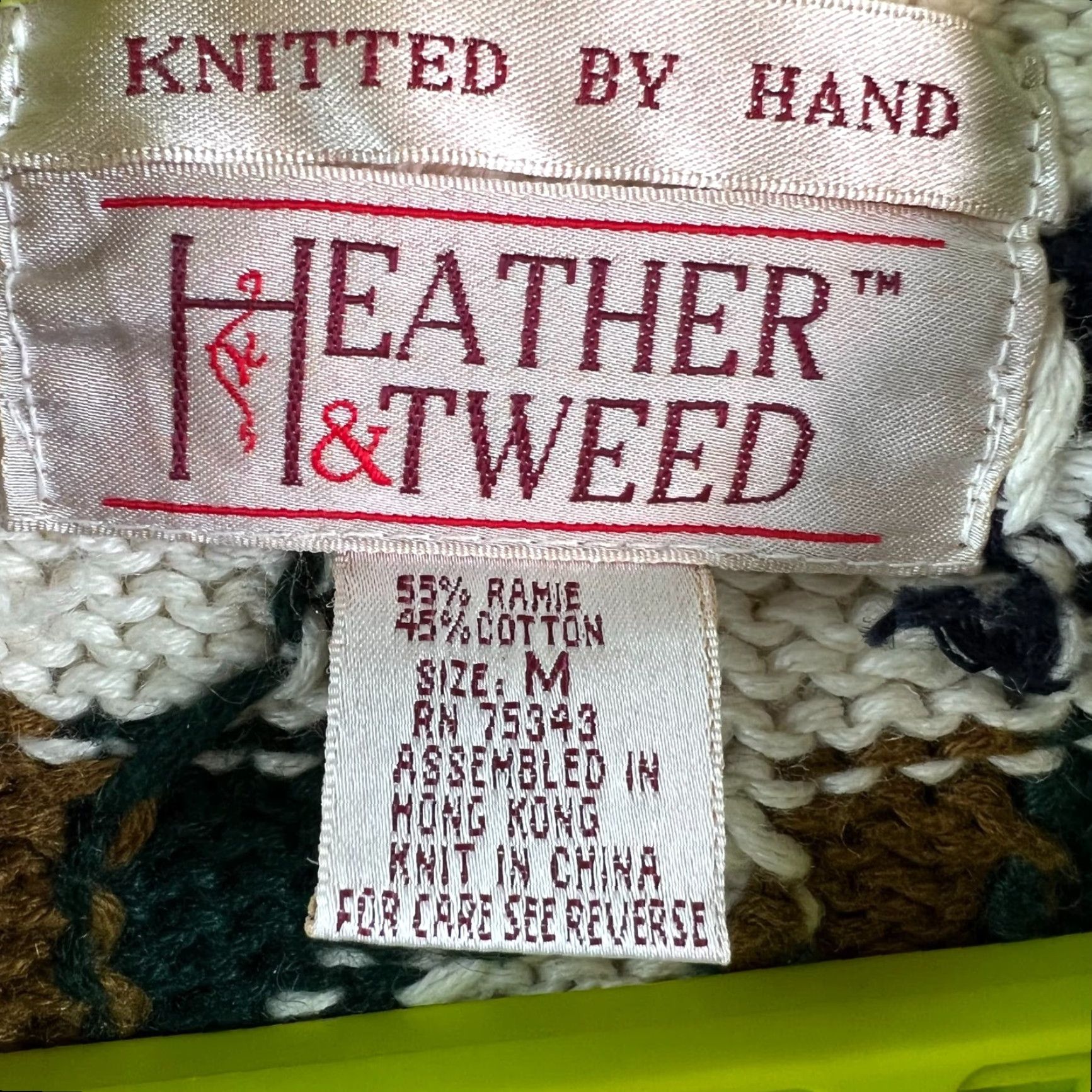 Vintage VINTAGE Heather & Tweed Sweater Men Size US M / EU 48-50 / 2 - 4 Thumbnail