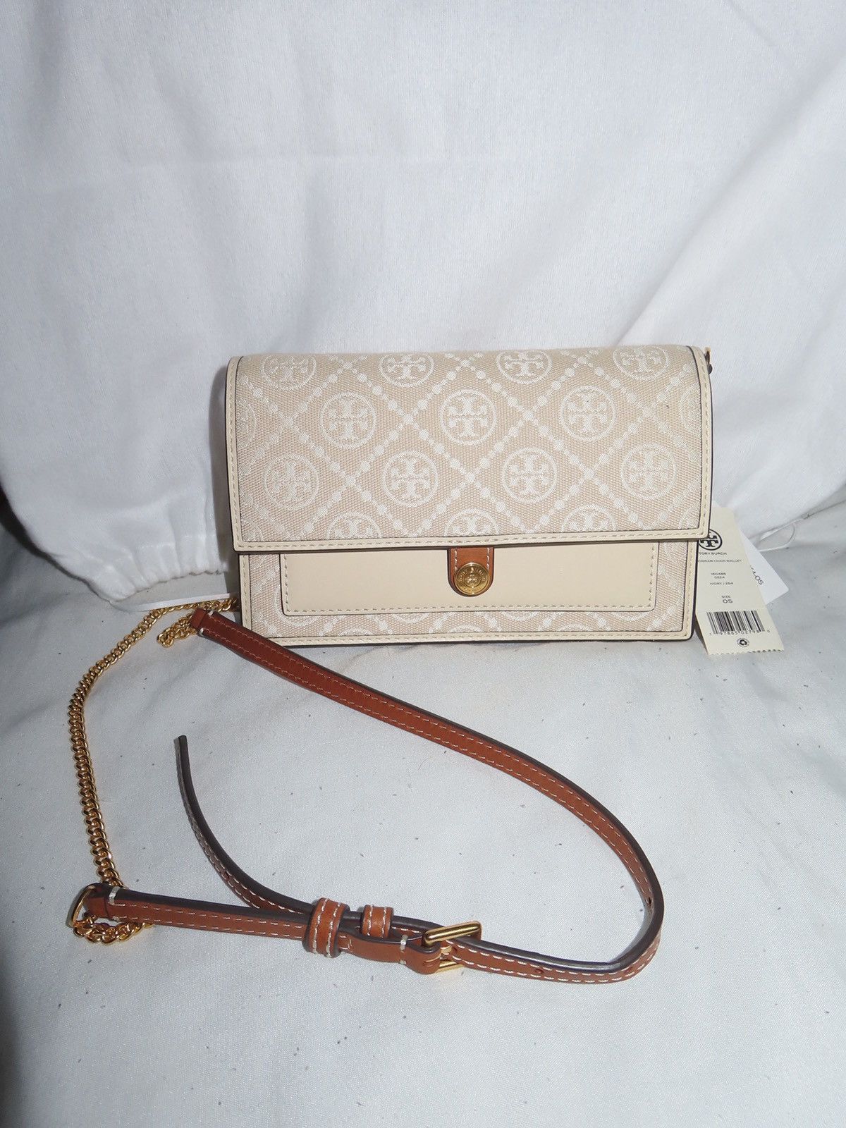 Tory Burch Tory Burch Monogram Chain Wallet Size ONE SIZE - 3 Thumbnail