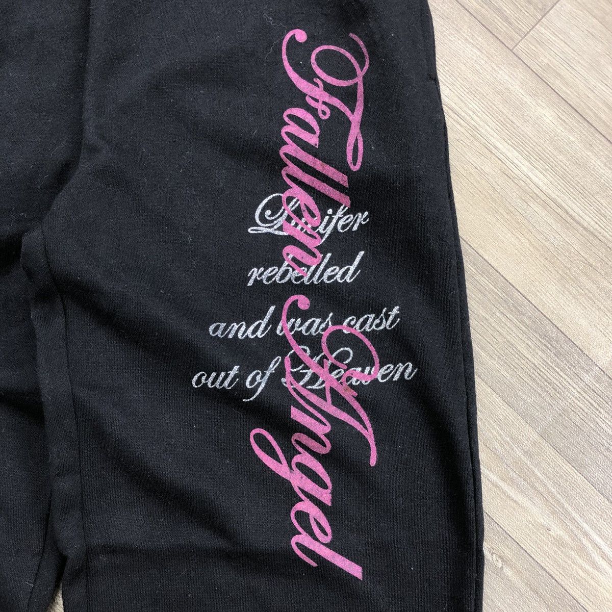 If Six Was Nine × Japanese Brand × Le Grande Bleu (L.G.B.) Angel Fallen Wings Tribal Poem Lgb Goa Gothic Jogger Pants Size US 30 / EU 46 - 6 Thumbnail