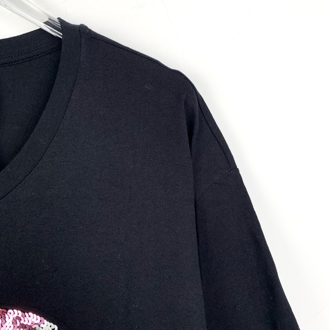 Gucci Gucci Sequin Snake-Print Black Cotton Round-Neck T-Shirt (Si Size S / US 4 / IT 40 - 7 Thumbnail