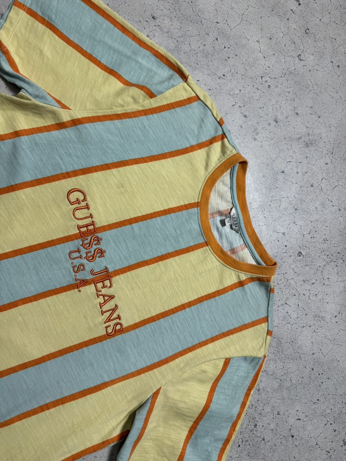 Guess Guess Jeans USA Asap Rocky Striped T-Shirt Size M Size US M / EU 48-50 / 2 - 5 Thumbnail