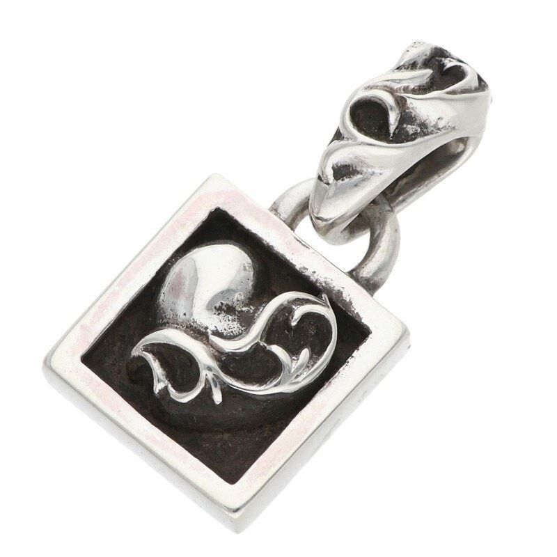 Chrome Hearts Chrome Hearts Framed Heart Silver Necklace Size ONE SIZE - 1 Thumbnail