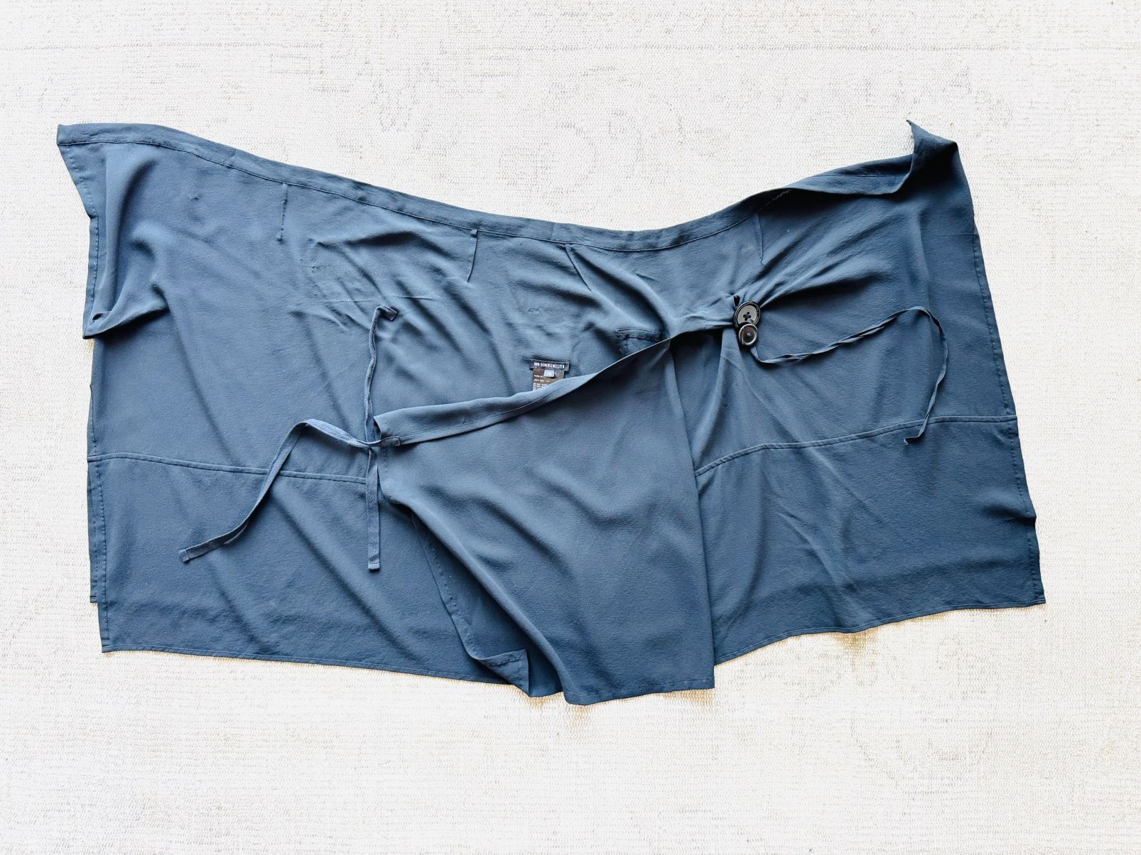 Ann Demeulemeester Vintage Ann Demeulemeester 05 silk asymmetric wrap skirt 36 Size 26" / US 2 / IT 38 - 5 Thumbnail