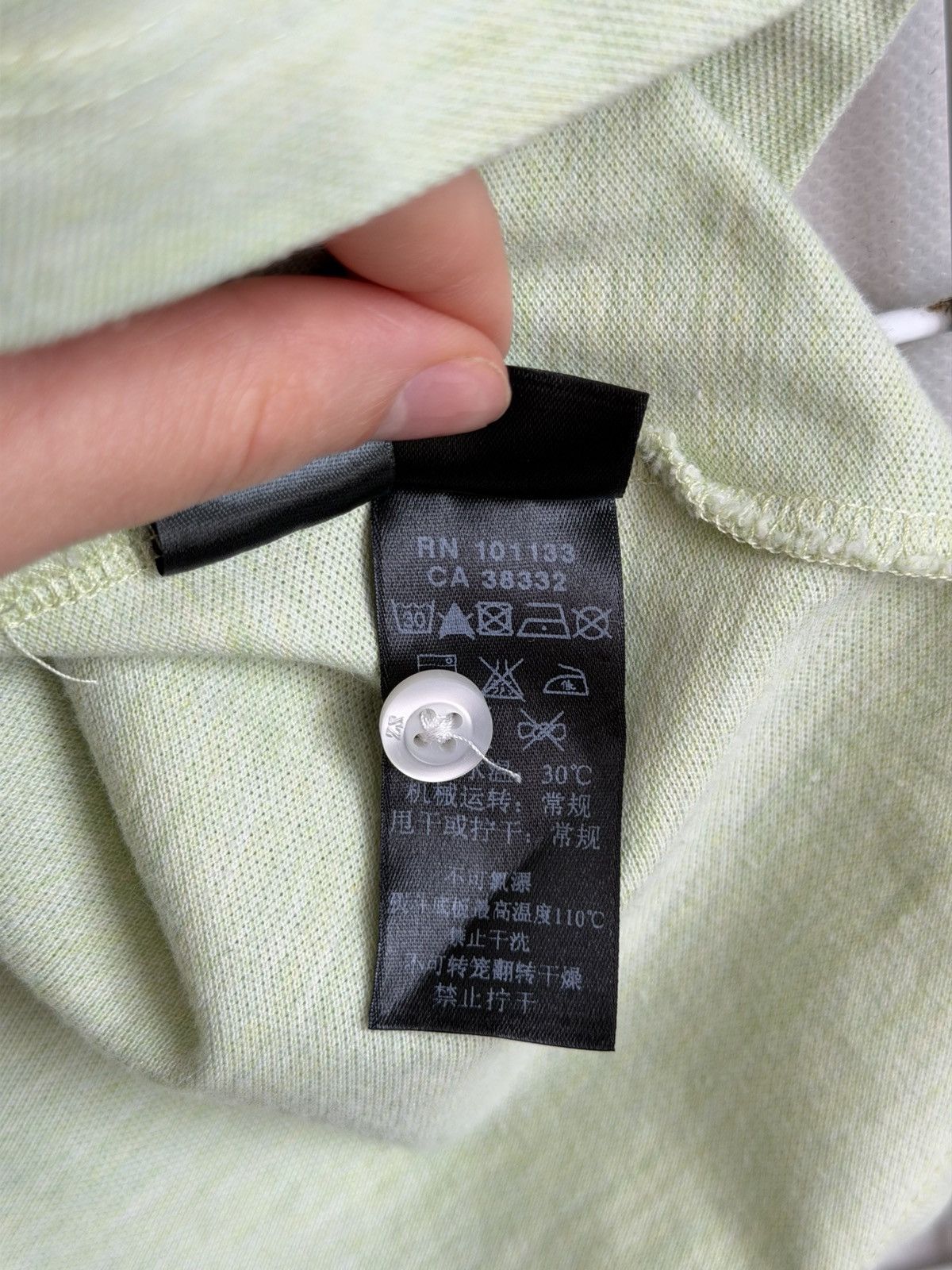 Ermenegildo Zegna Zegna Sport Light Green Polo Shirt Mens Size L Vintage Size US L / EU 52-54 / 3 - 14 Thumbnail