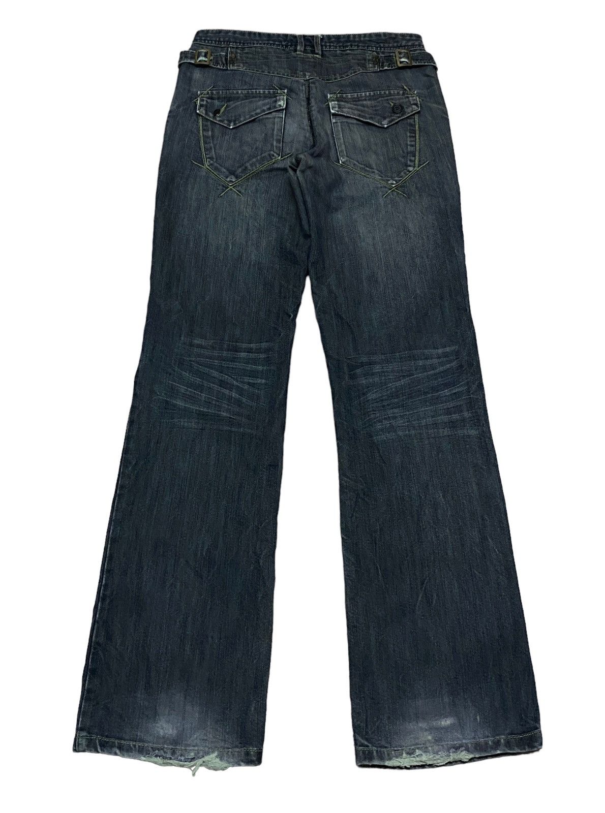 If Six Was Nine × Japanese Brand × Le Grande Bleu (L.G.B.) Rare Vintage Japanese Brand Southern Flared Jeans 2000s Size US 31 - 2 Thumbnail