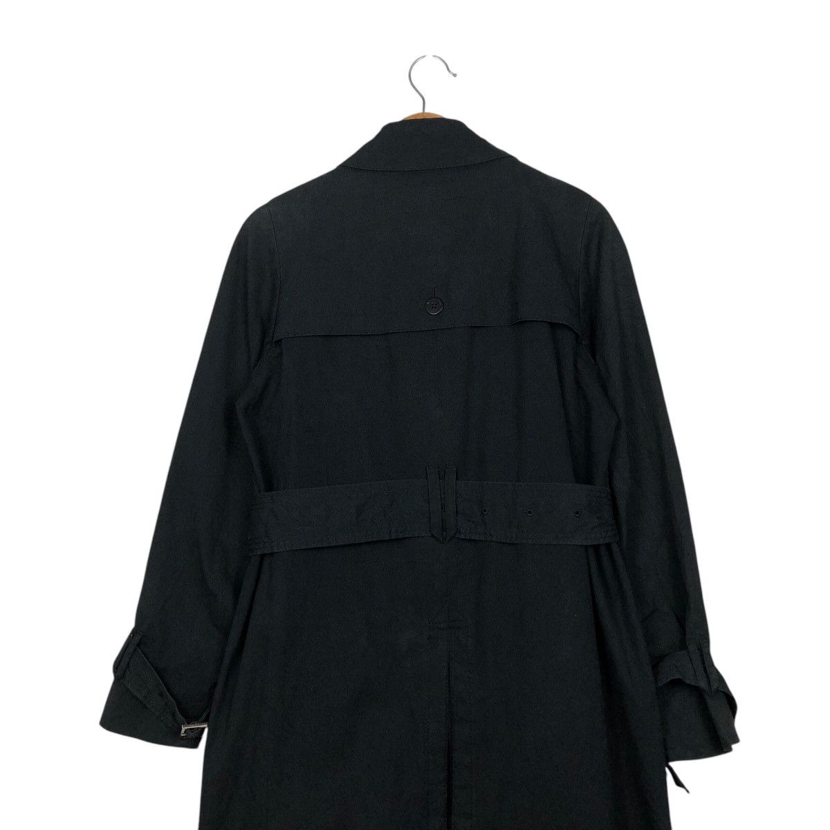 Aquascutum × Japanese Brand × Vintage 📌Rich Black- Long Jacket Trench Coat Aquascutum London Size US M / EU 48-50 / 2 - 11 Thumbnail