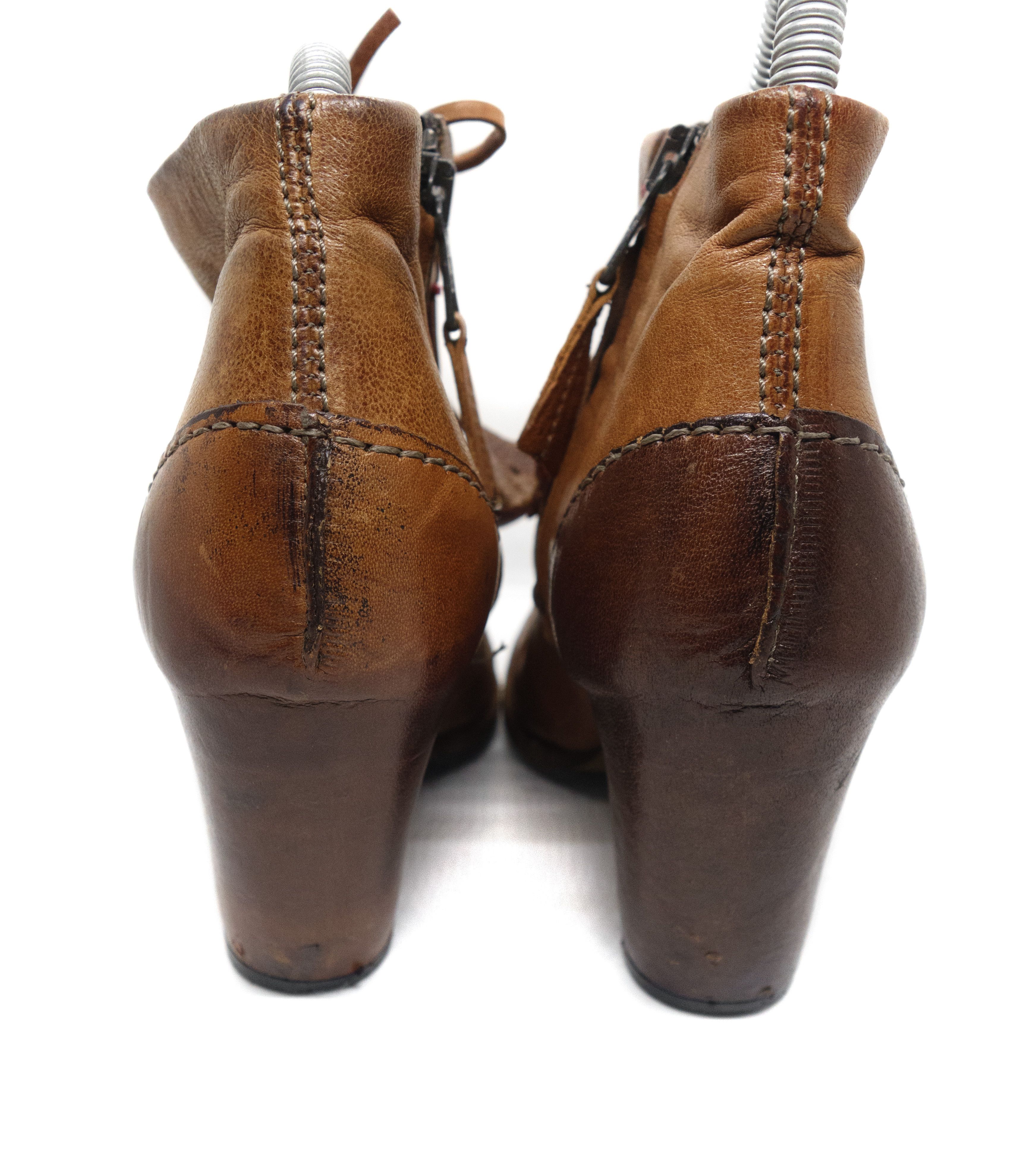 A.S.98 Airstep Leather Straps Heeled Ankle Boots 00s Size US 6 / IT 36 - 5 Thumbnail