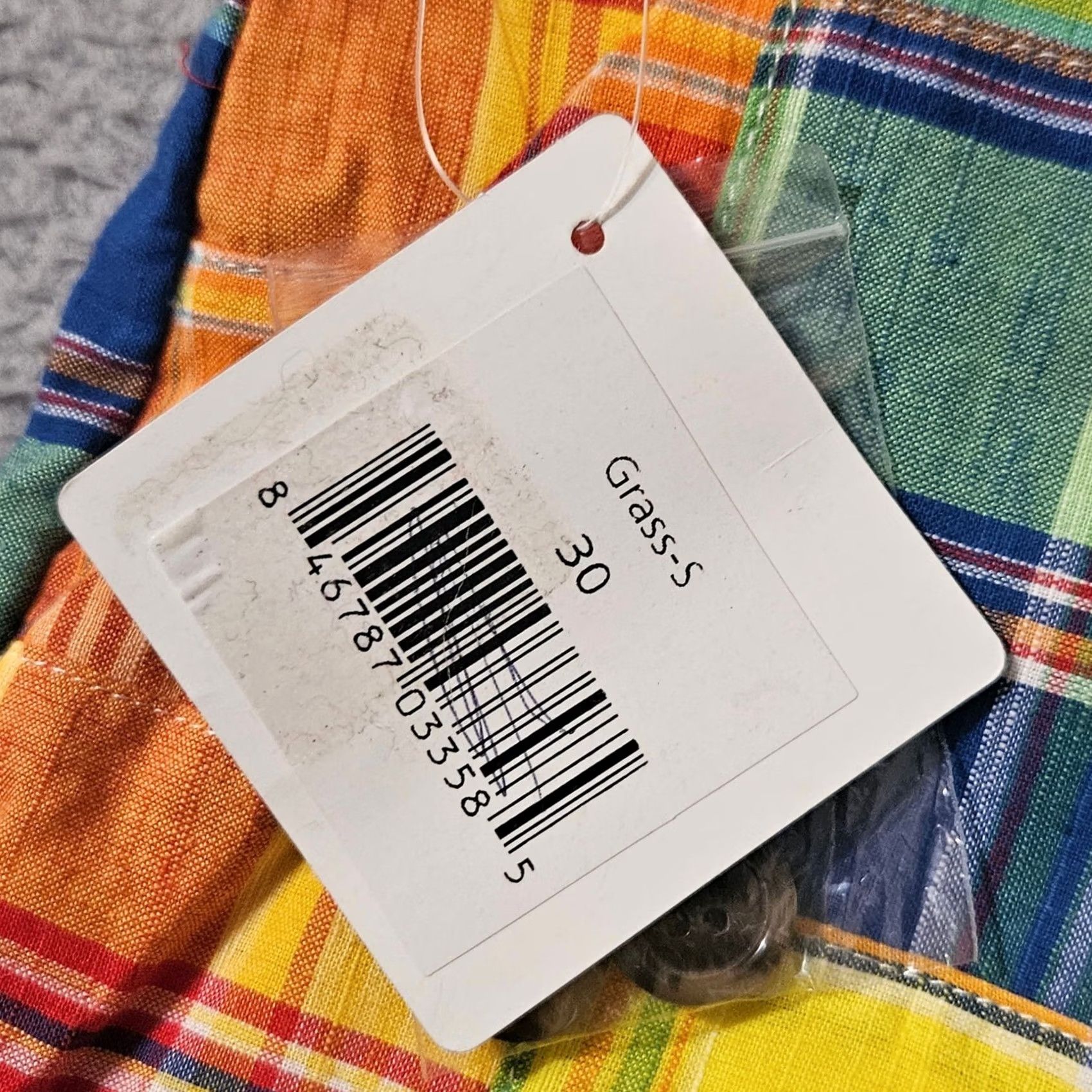 Vintage Loudmouth Golf Shirt Button Plaid Patchwork Size 30 x 10 Mens Size US 30 / EU 46 - 6 Thumbnail
