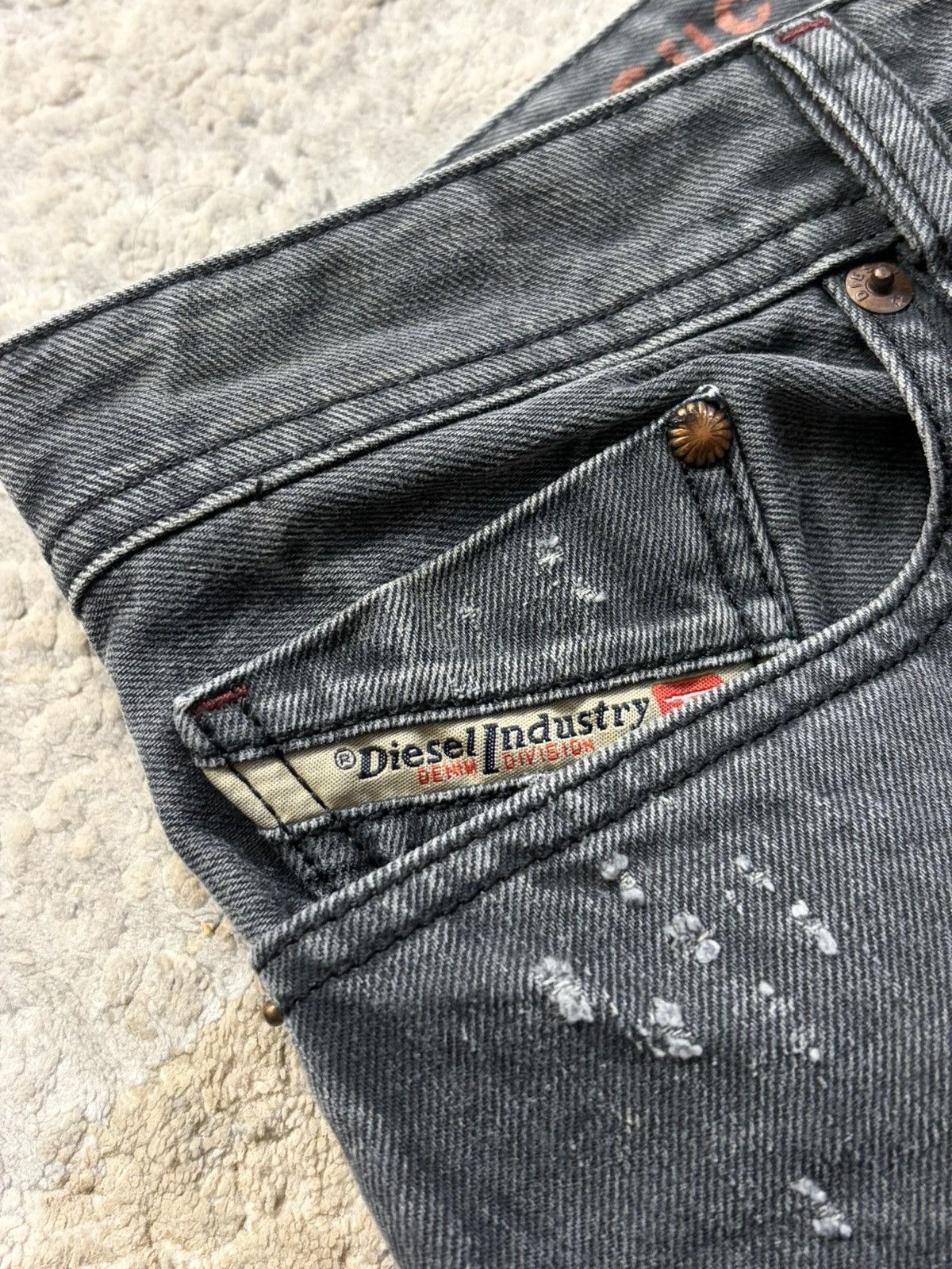 Diesel AW12 New Fanker Slim Bootcut Wash #0803S Black Size US 33 - 2 Thumbnail