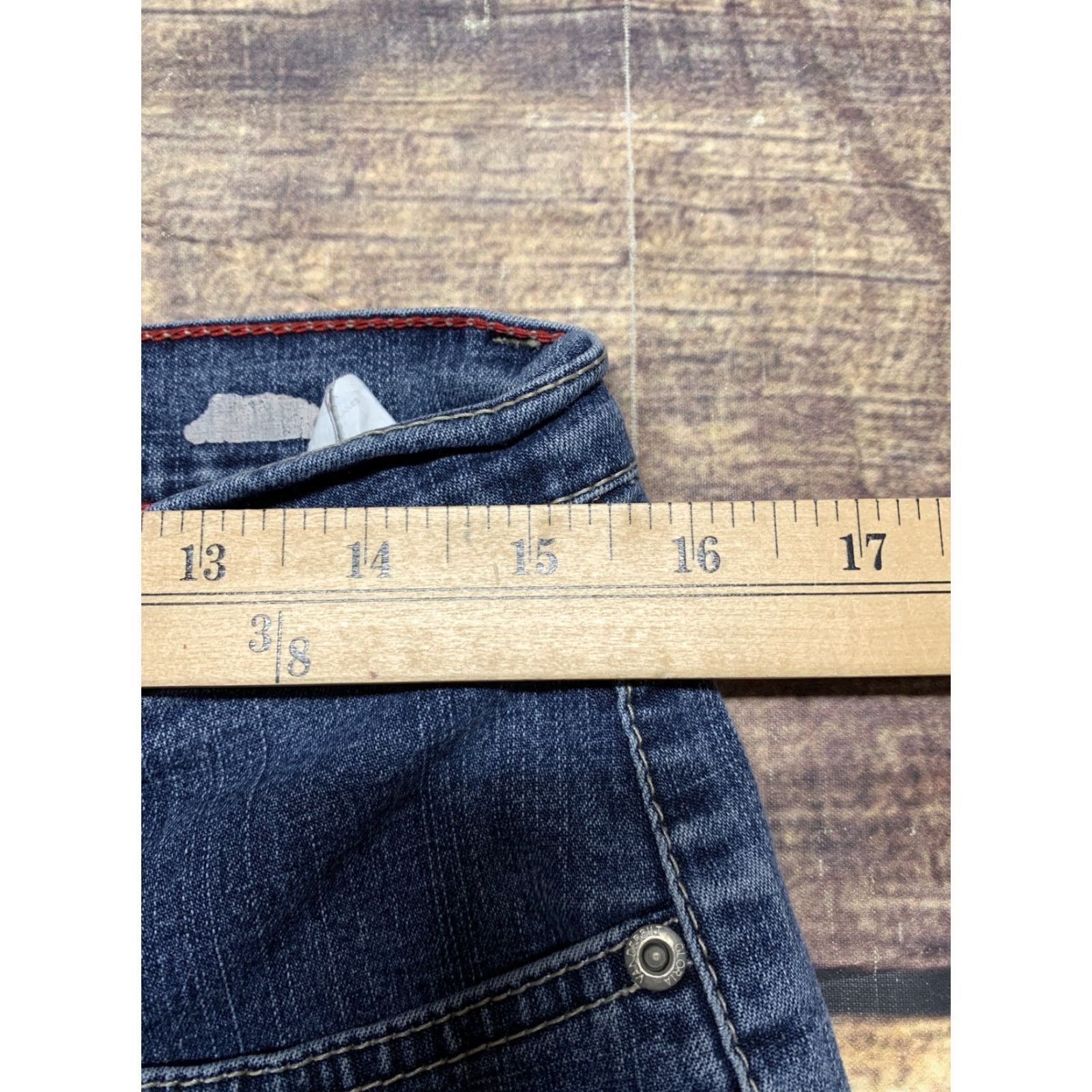 Gloria Vanderbilt Gloria Vanderbilt Jeans Womens Blue Jeans Size 10 Short Corto Court Stretch 32 x 30 Denim Straight Casual 9.5" Rise Women Size 32" / US 10 / IT 46 - 6 Thumbnail
