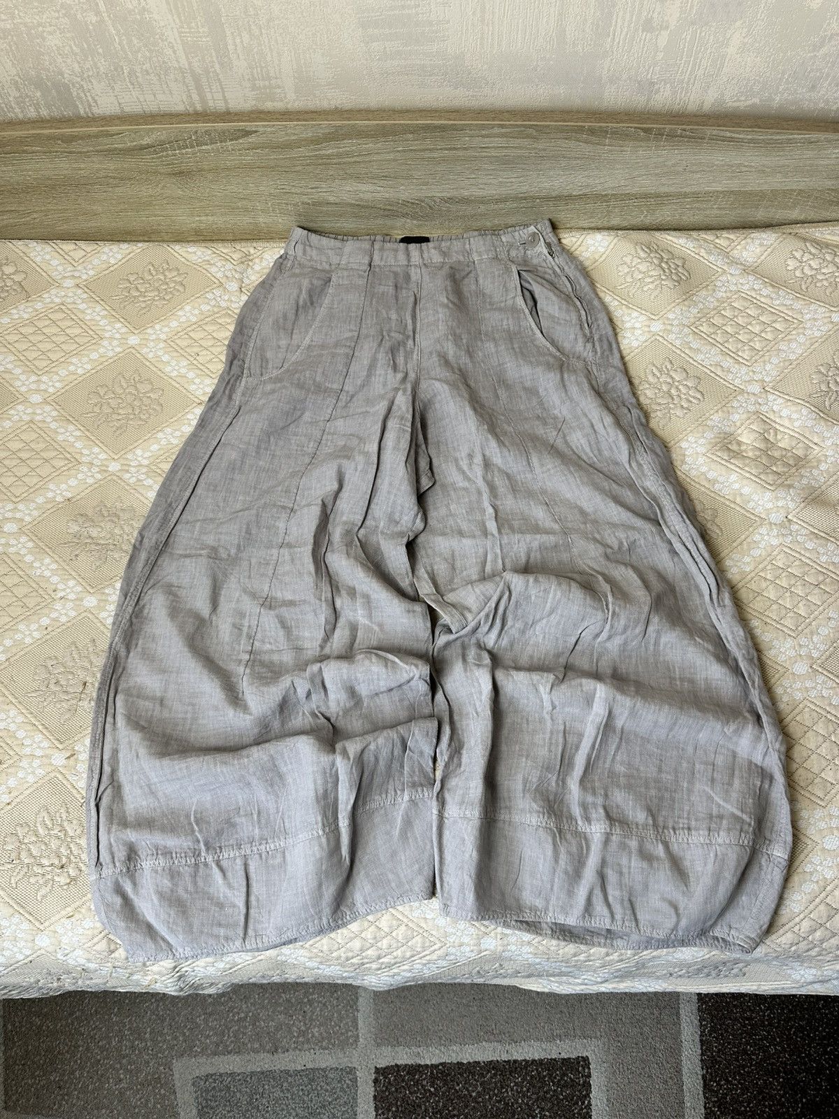 OSKA 🔥 OSKA Vintage Wide Oversize Linen Pants Trousers Y2K Size 27" / US 4 / IT 40 - 1 Thumbnail