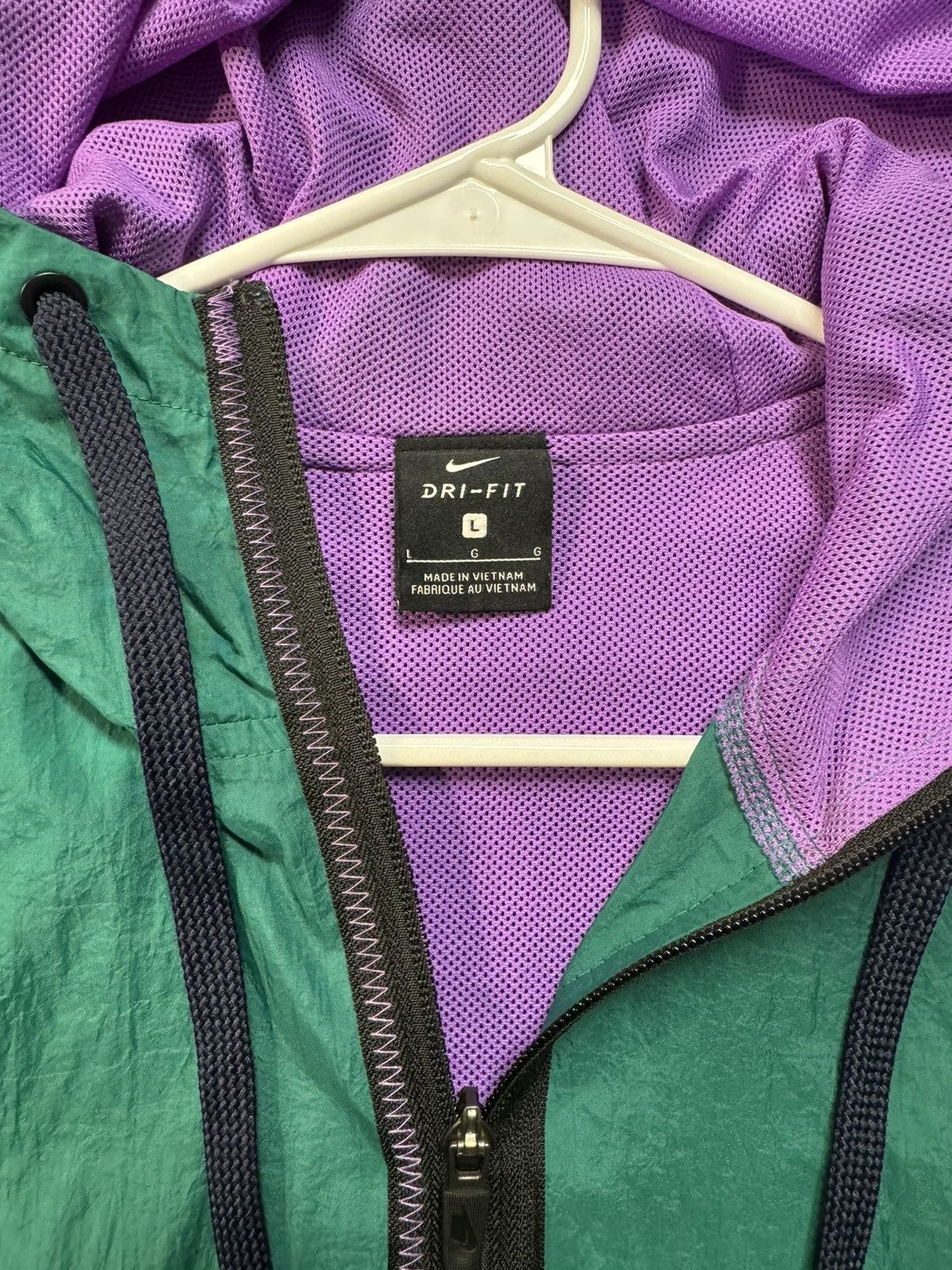 Nike Nike Clash Dri-Fit Full Zip Training Jacket Retro/Vintage Size US L / EU 52-54 / 3 - 5 Thumbnail