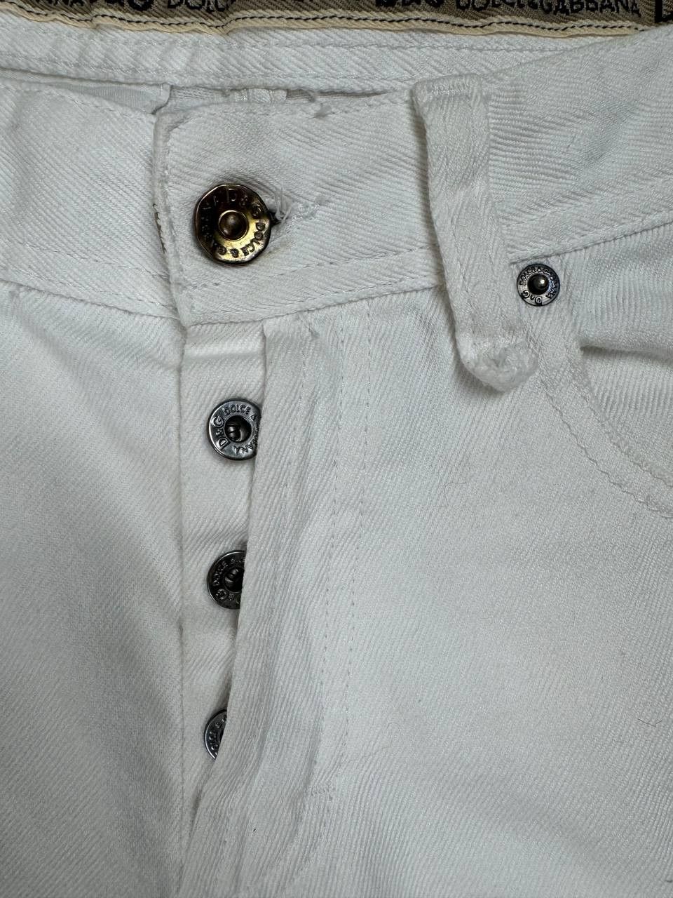 Dolce & Gabbana Vintage Dolce&Gabbana White Jeans Denim Size 34" / US 12 / IT 48 - 12 Thumbnail