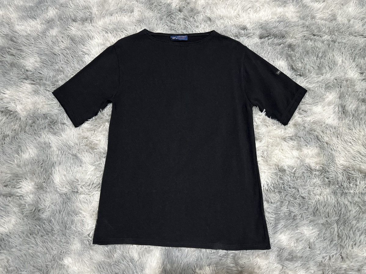 Saint James 🔥Y2K Saint James Solid Black Noir Tee Size US M / EU 48-50 / 2 - 1 Thumbnail