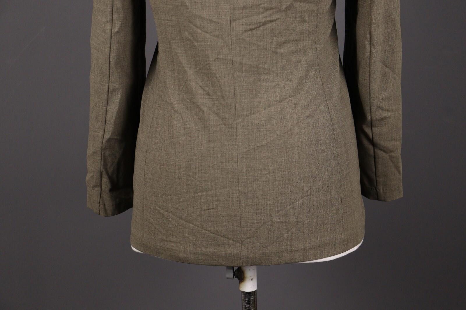 Designer Max Mara Wool Plus Lycra Brown Jacket Size USA 4 GB 8 Size S / US 4 / IT 40 - 7 Thumbnail