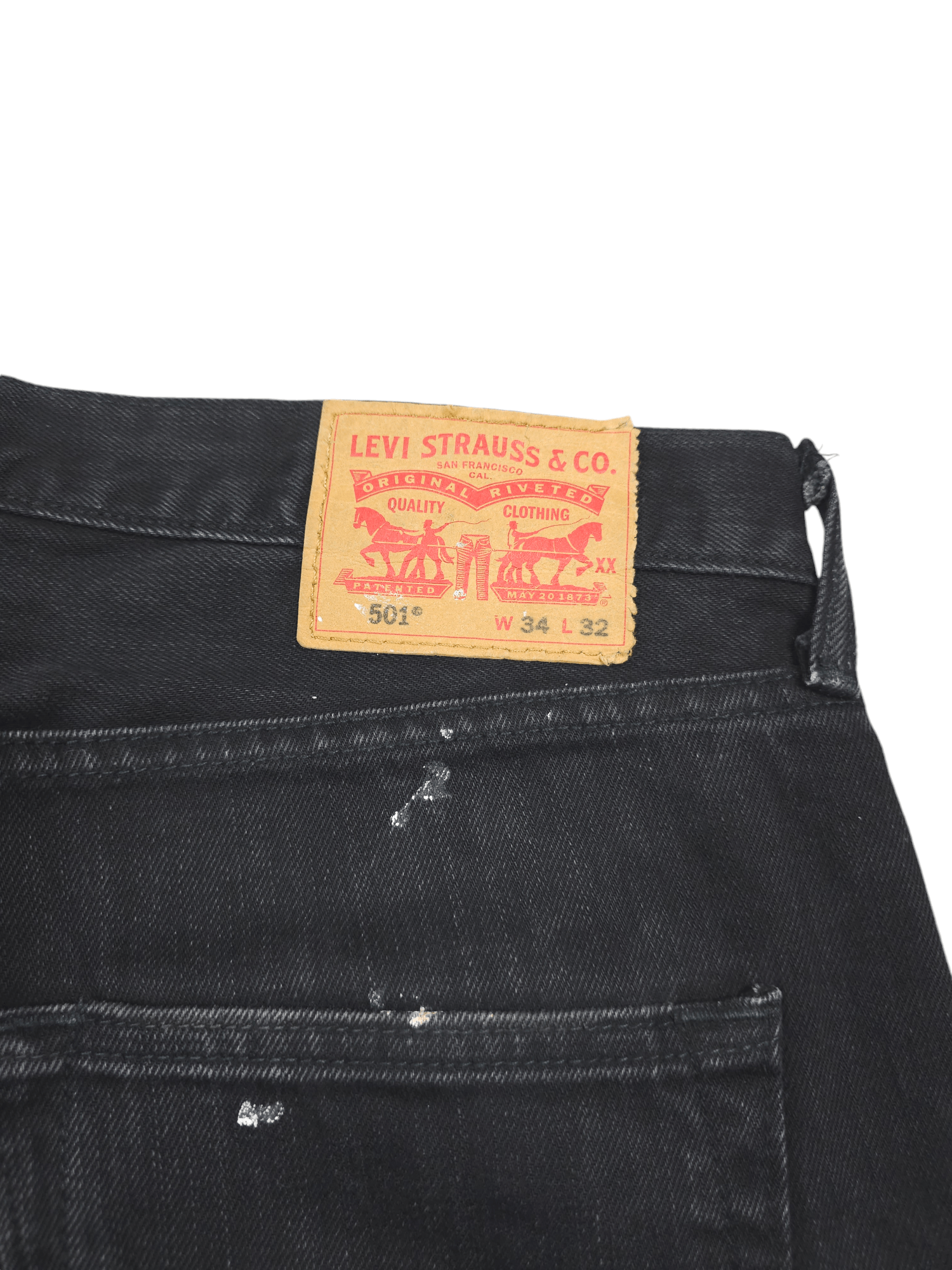 Levi's × Vintage 💎 Size 34/32 Vintage 90's Levi's 501 Faded Jeans Y2K 505 Size US 34 / EU 50 - 8 Thumbnail