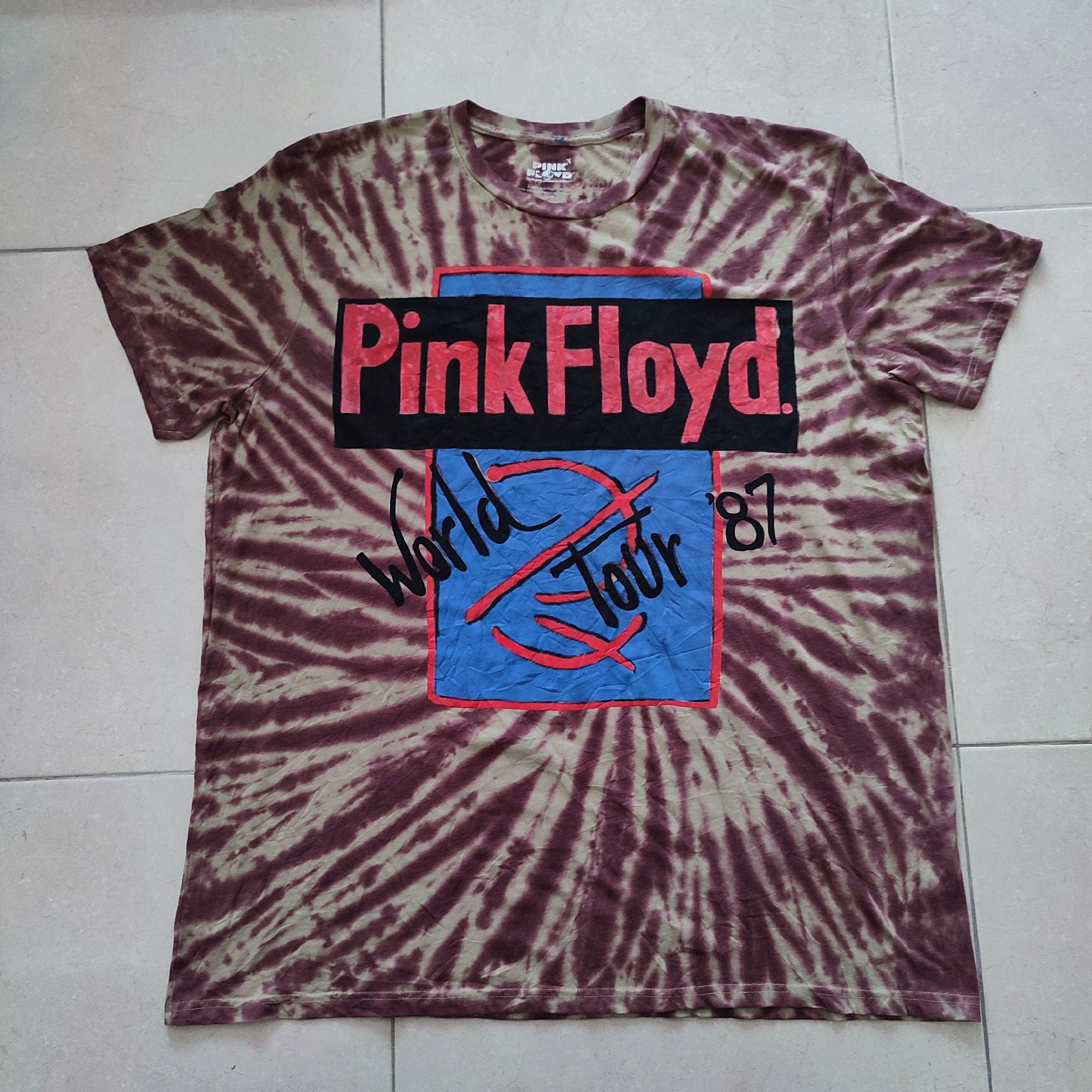 Band Tees × Pink Floyd × Vintage 🔥STEALS🔥Rare Pink Floyd World Tour 1987 Merchandise Shirt Size US XXL / EU 58 / 5 - 1 Thumbnail
