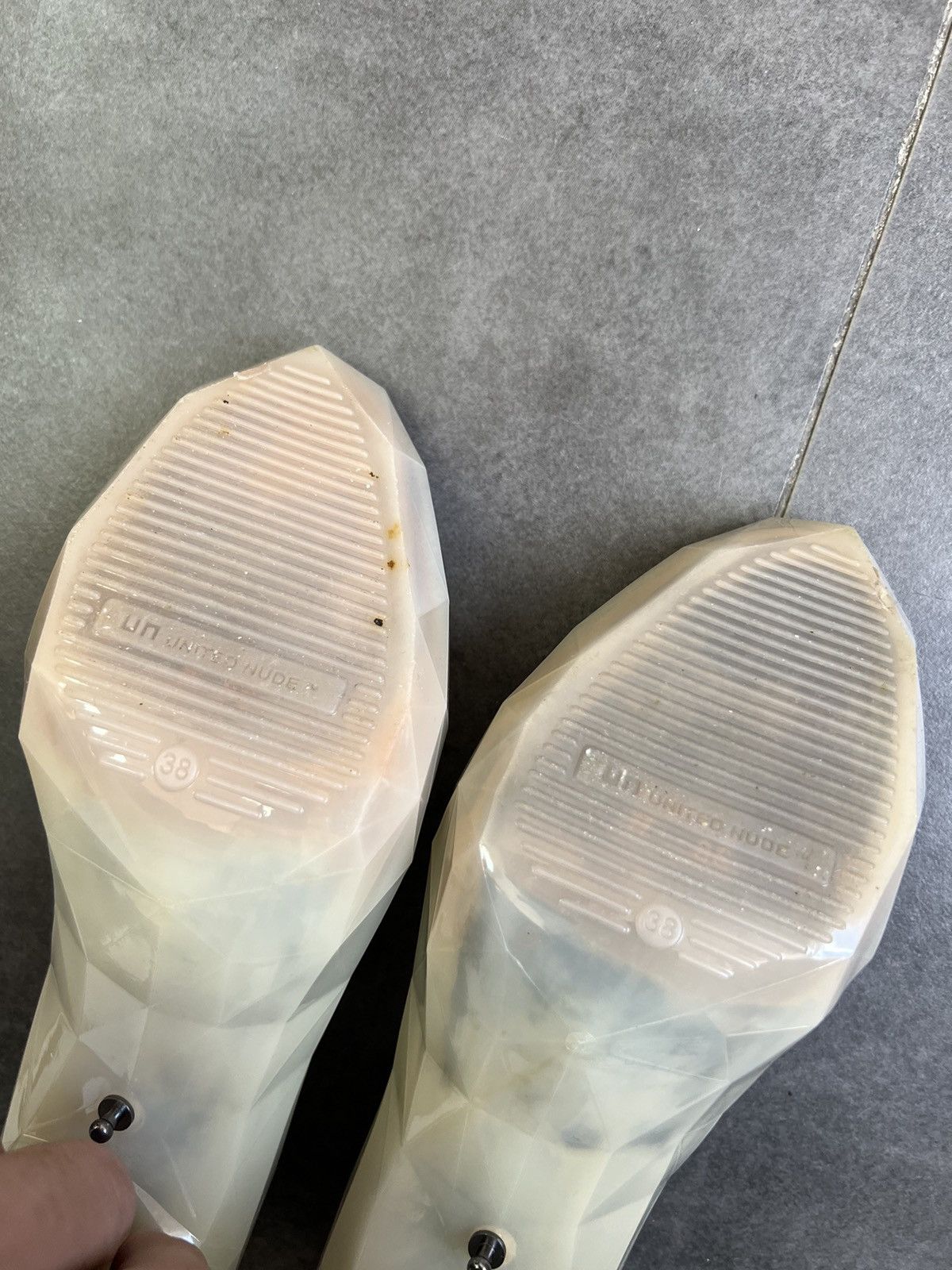 Issey Miyake × UNITED NUDE Issey Miyake style transparent UNITED NUDE HEELS Size US 8 / IT 38 - 4 Thumbnail