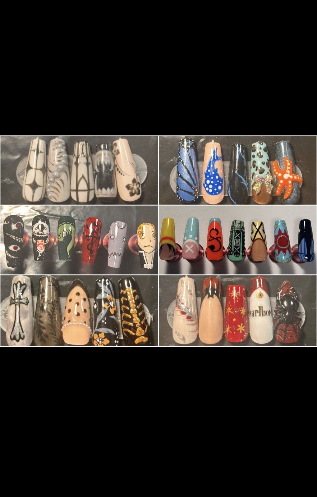 Homemade Custom Press on Sets Size ONE SIZE - 1 Thumbnail