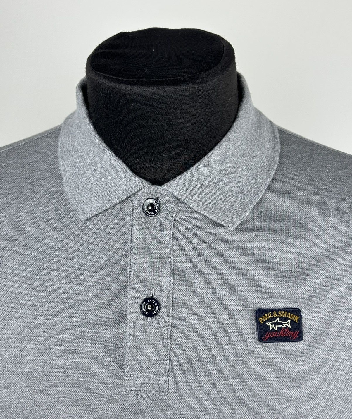 Paul & Shark Paul & Shark Polo T-Shirt Cotton Gray Men's Size S Size US S / EU 44-46 / 1 - 2 Thumbnail
