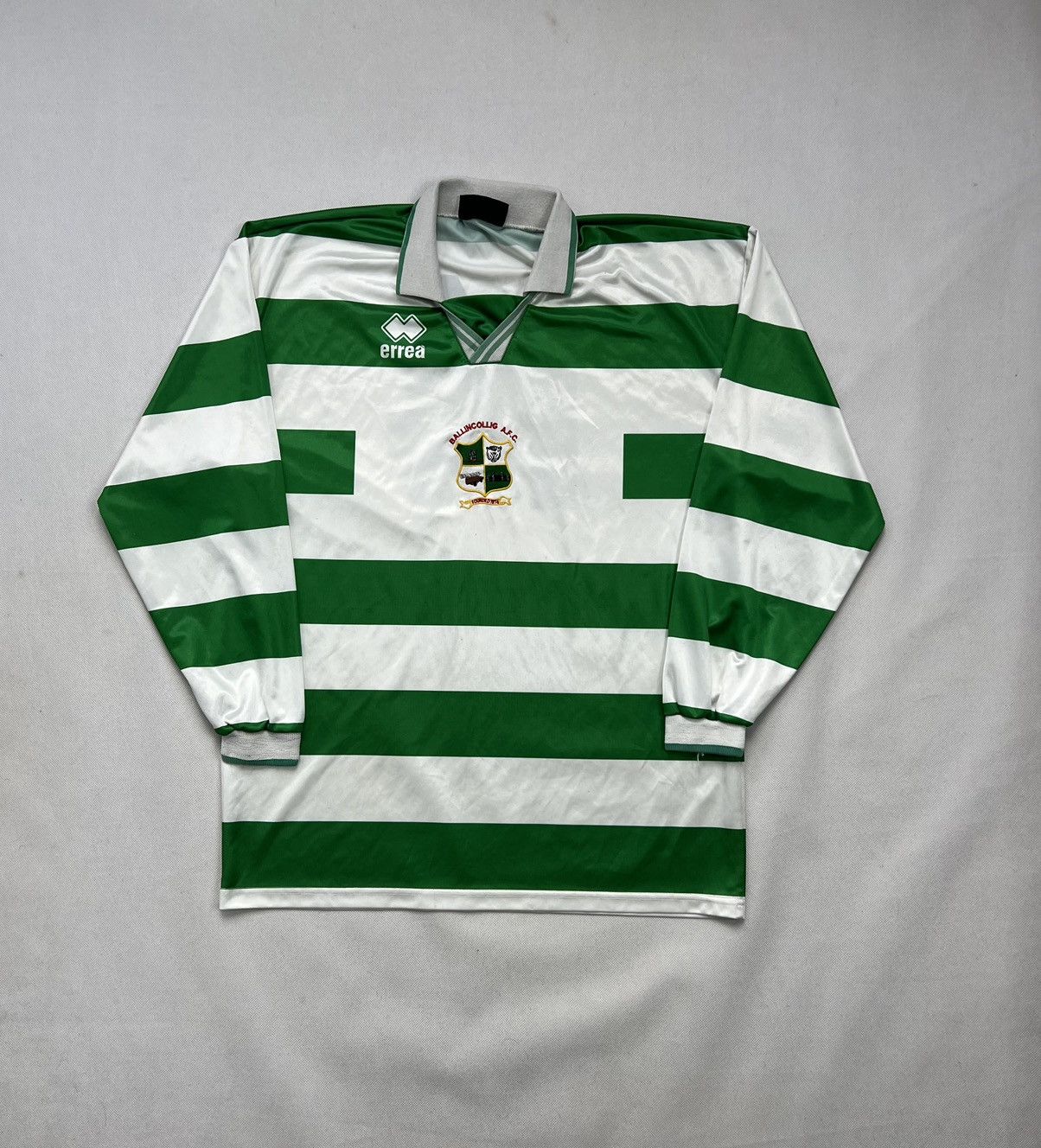 Errea Rare Longsleeve Ballincolig Ireland 2004 Matchworn #14 Size US L / EU 52-54 / 3 - 1 Thumbnail