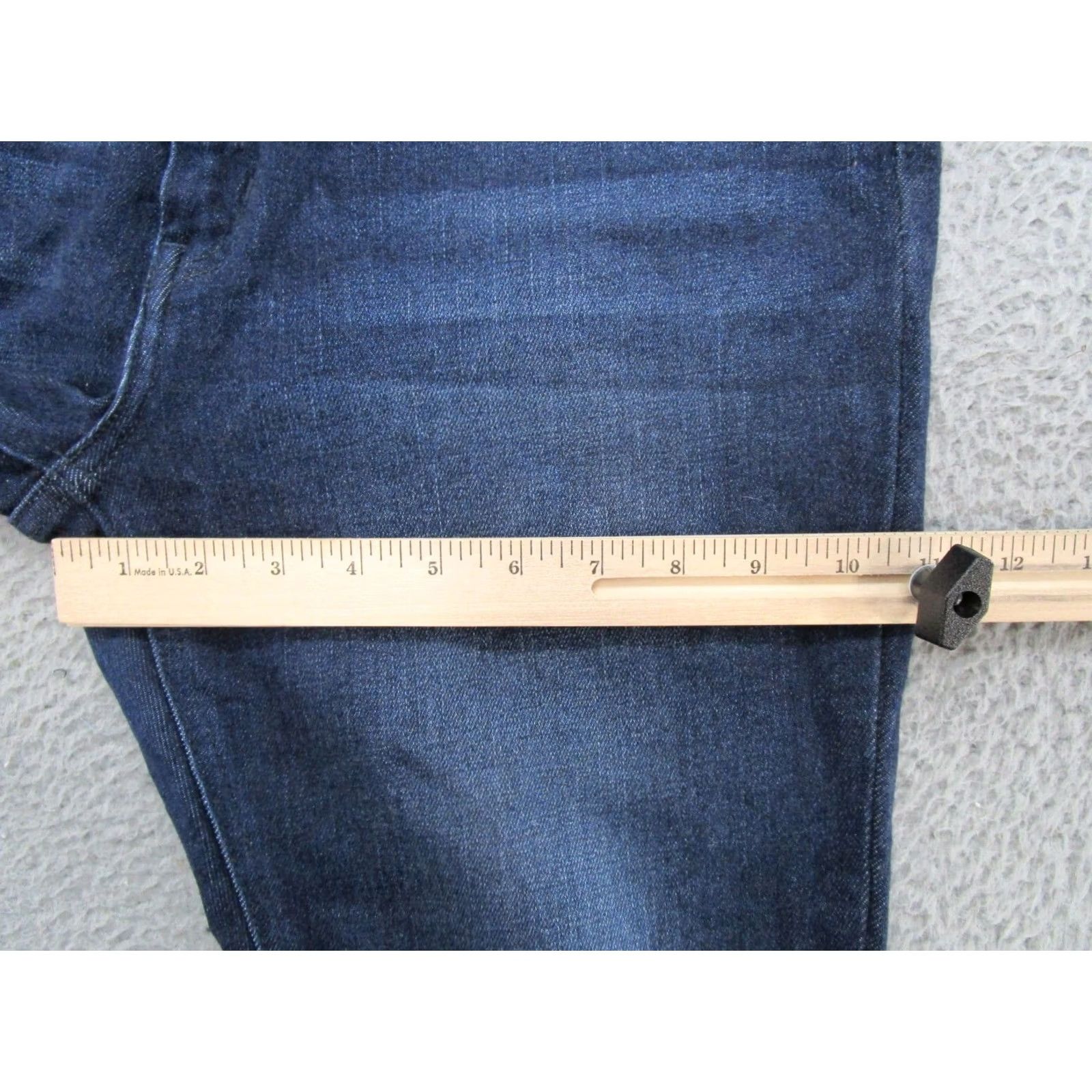 Vintage Kancan Jeans Dark Wash Stretch Denim High Rise Ankle Slit Size 30 Womens Size 30" / US 8 / IT 44 - 7 Thumbnail