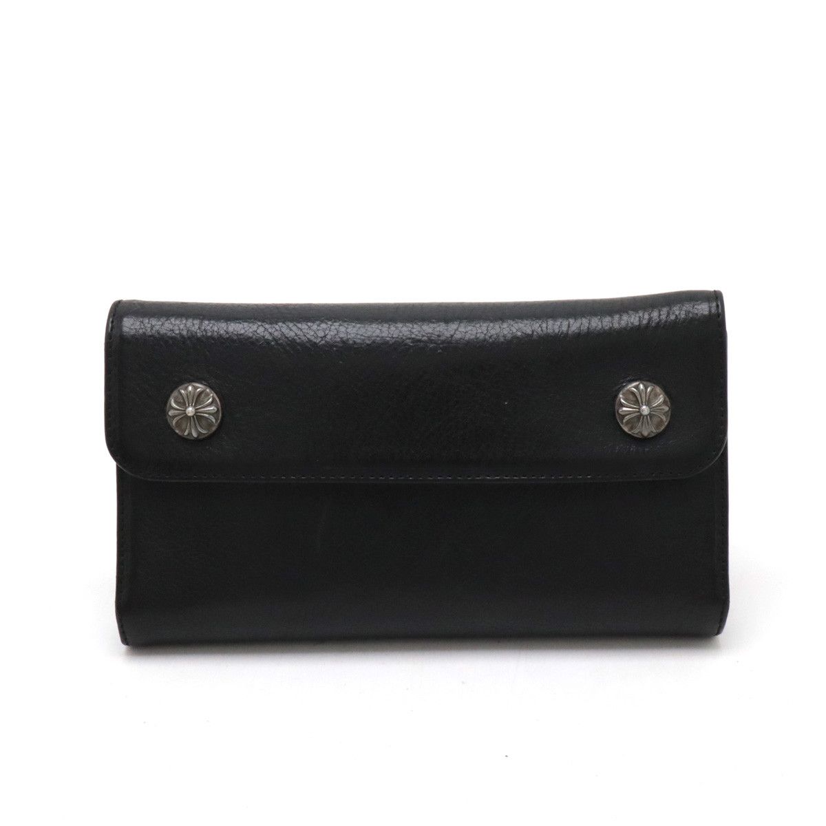 Chrome hearts クロムハーツ ウェーブ wave Wallet Chrome Hearts クロムハーツ WAVE WALLET ウェーブ レザー