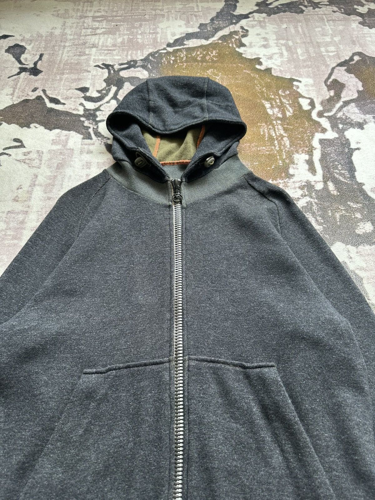 Maharishi AW99/00 Maharishi duo faced knit zipper hoodie Size US M / EU 48-50 / 2 - 5 Thumbnail