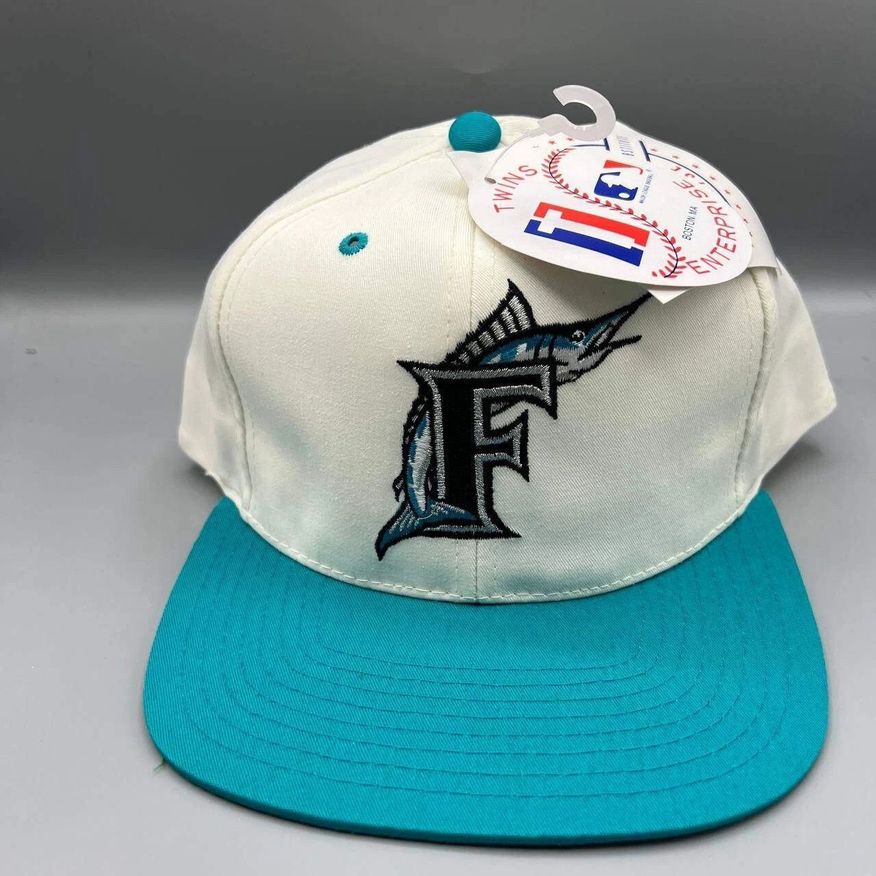 Twins Enterprise Inc. × Vintage Florida Marlins Hat Men Twins Enterprise Snap Back Cap New Size ONE SIZE - 1 Thumbnail