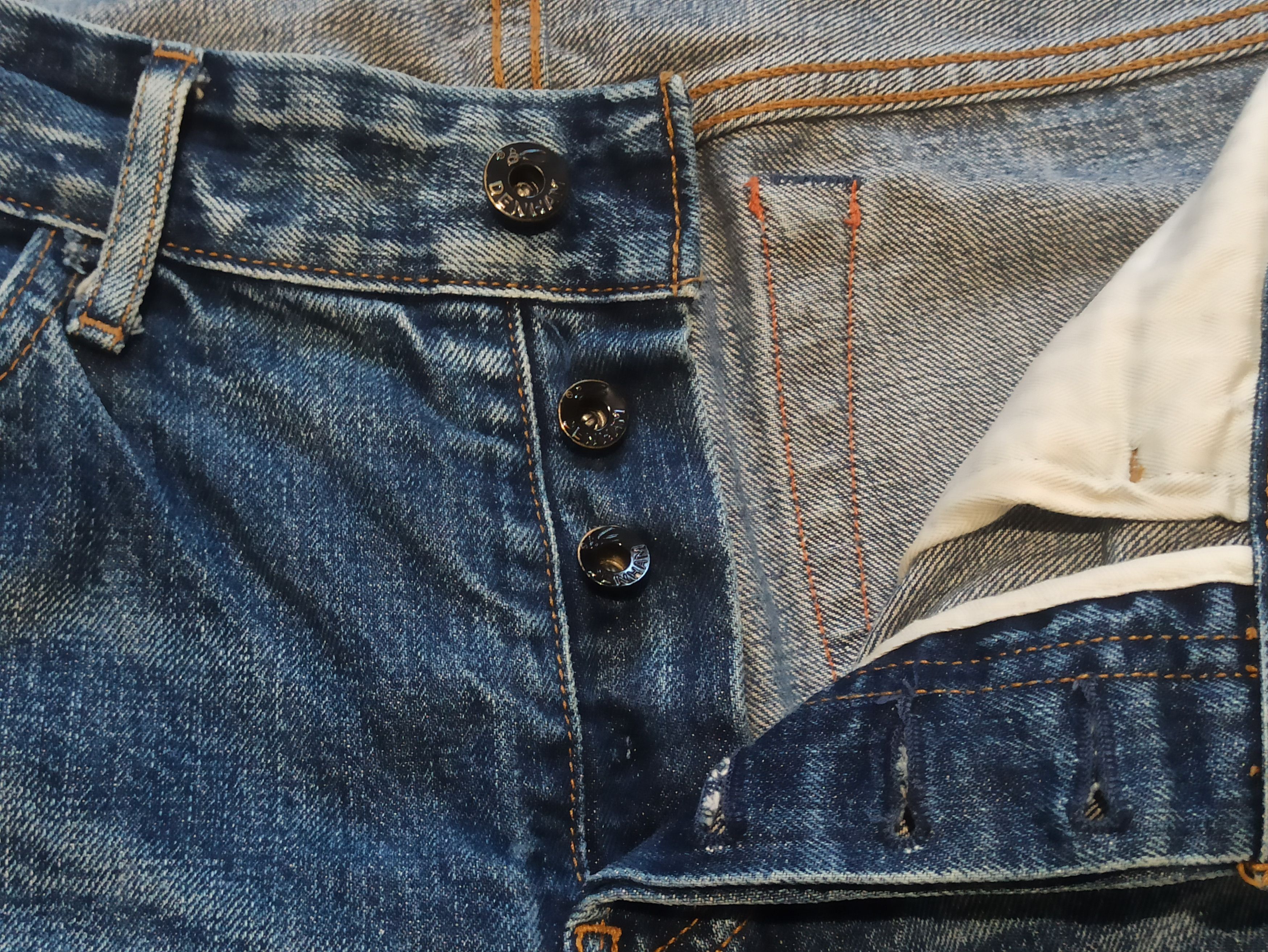 DENHAM × Japanese Brand × Vintage Denham selvedge Jeans Made in Japan Size US 34 / EU 50 - 3 Thumbnail