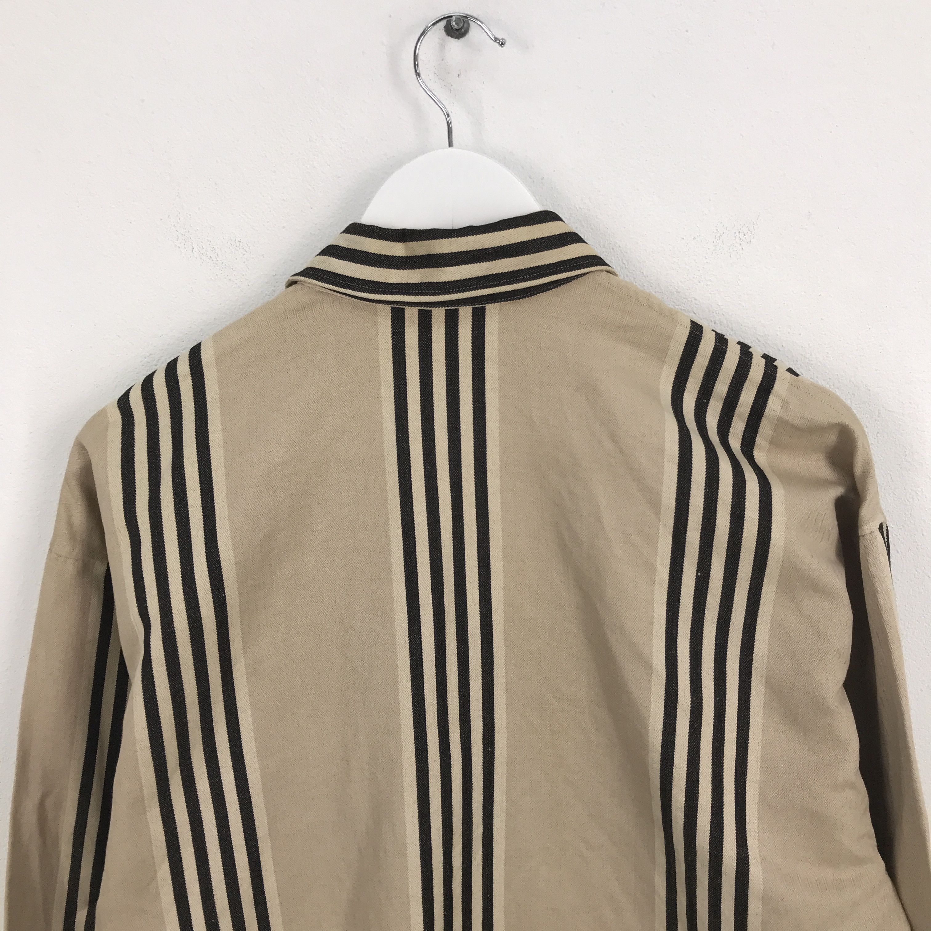 Japanese Brand Rare Rykiel Homme Striped Button Up Shirt Size US M / EU 48-50 / 2 - 4 Thumbnail