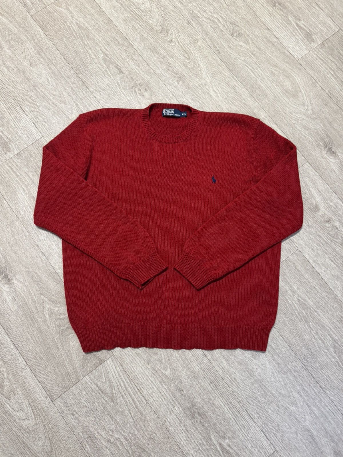 Polo Ralph Lauren 🔷Vintage Polo Ralph Lauren Knitted Sweater 90s🔷 Size US XXL / EU 58 / 5 - 1 Thumbnail