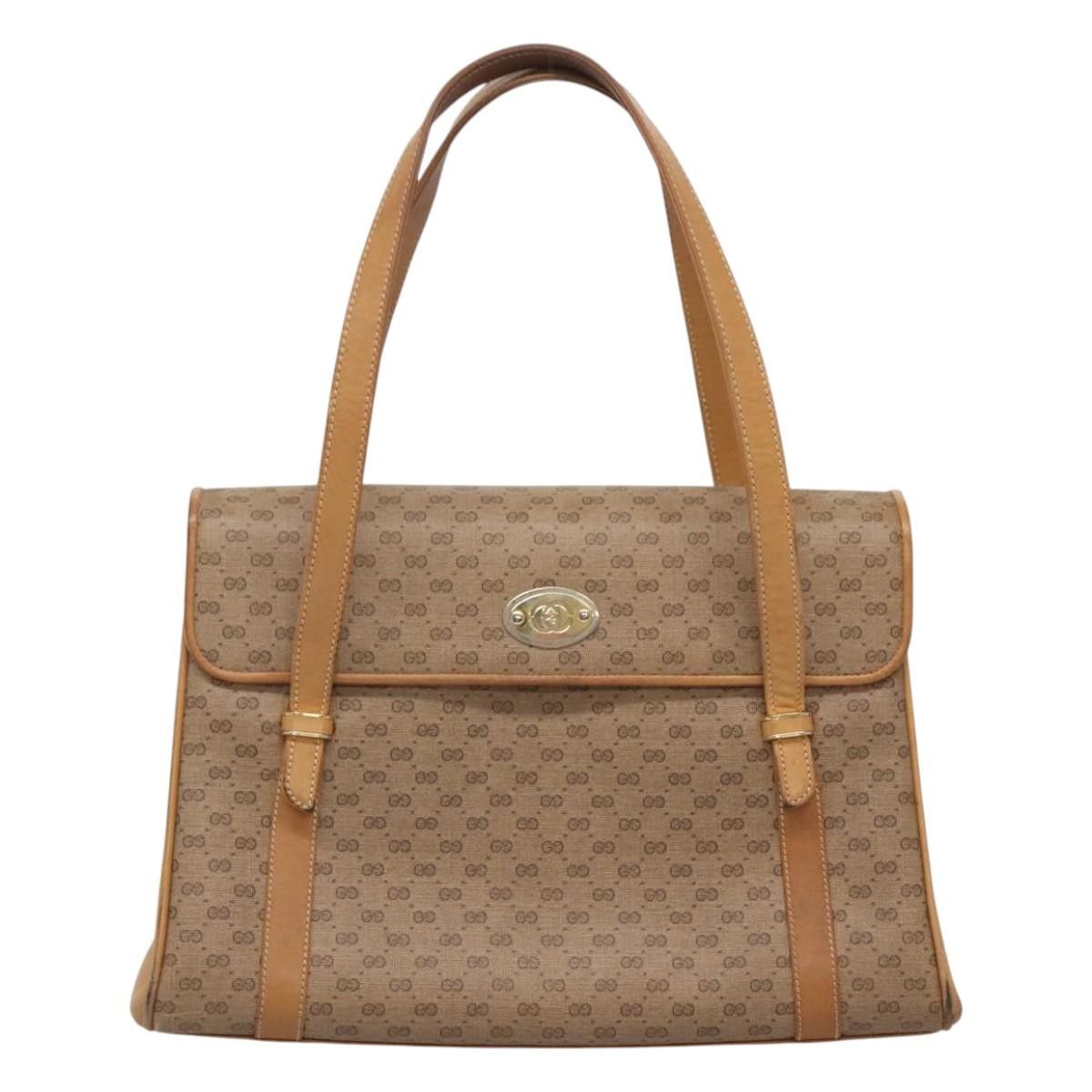 Gucci GUCCI Micro GG Supreme Hand Bag Pvc Beige Gold 000 46 000 46 Size ONE SIZE - 2 Thumbnail