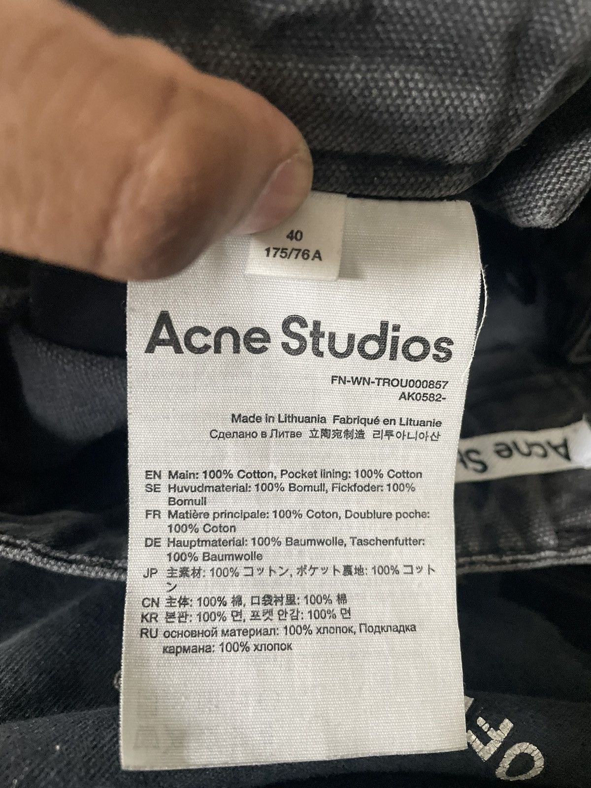 Acne Studios Acne Studios Cargo Trousers Size US 32 / EU 48 - 4 Thumbnail