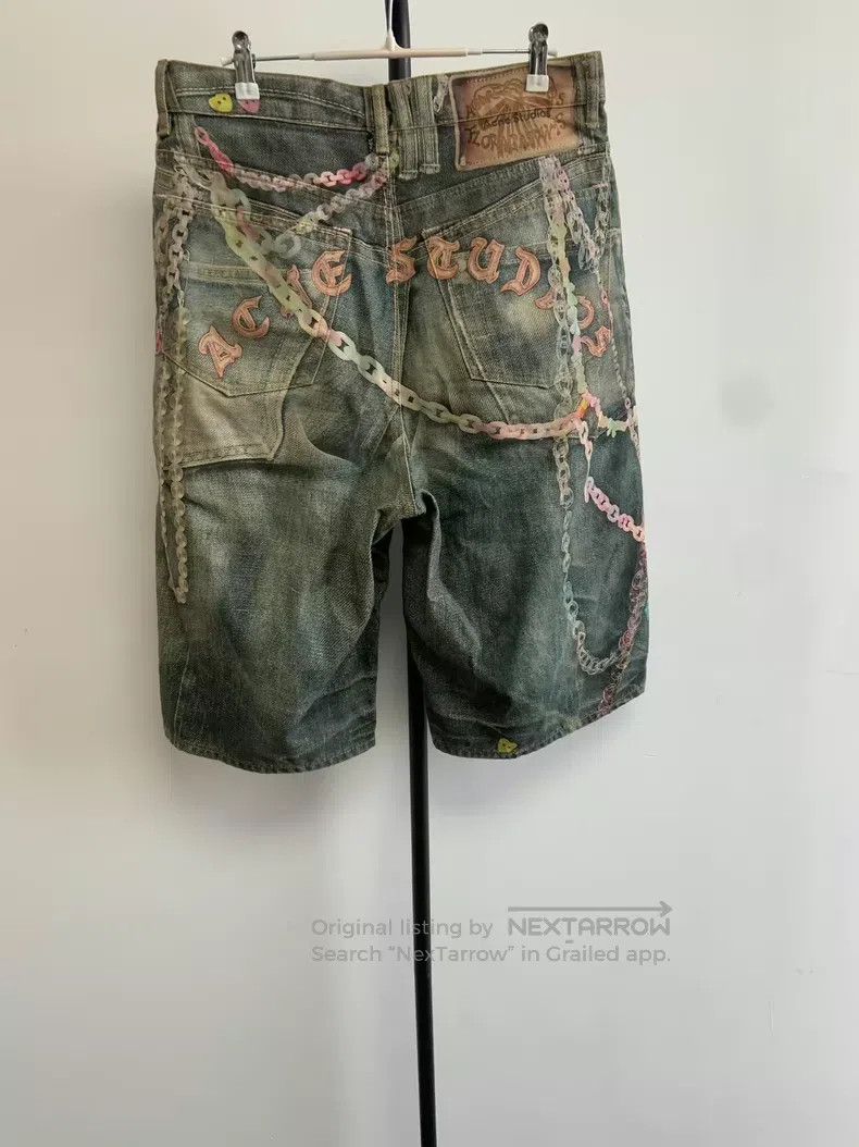 Acne Studios Acne Studios Loose Vintage Printed Wide Leg Seven Eighth D Size US 32 / EU 48 - 2 Thumbnail