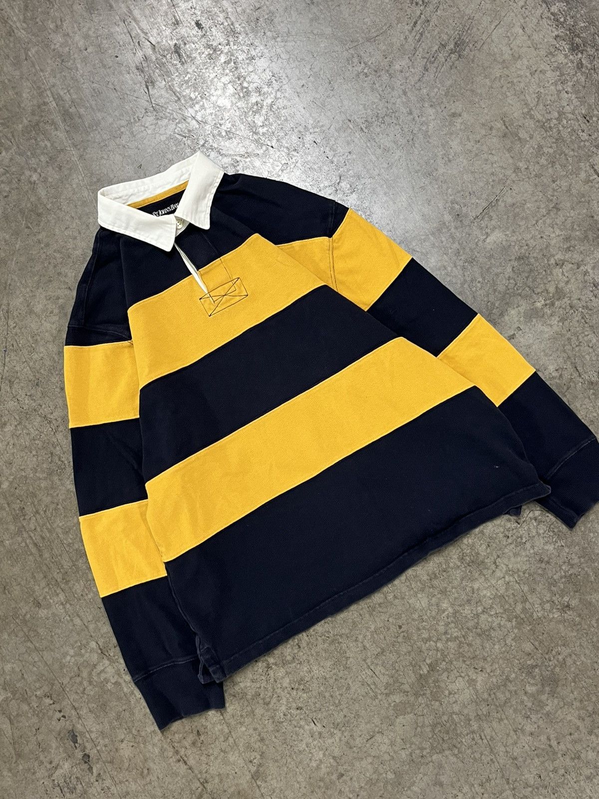 Polo Ralph Lauren × Vintage Vintage striped rugby shirt preppy streetwear hype y2k Size US L / EU 52-54 / 3 - 2 Thumbnail