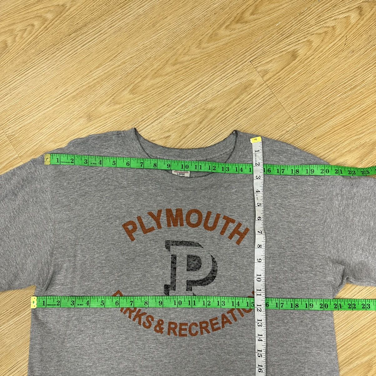 American Apparel Vintage Plymouth Park and Recreation Tshirt A812 Size US M / EU 48-50 / 2 - 8 Thumbnail