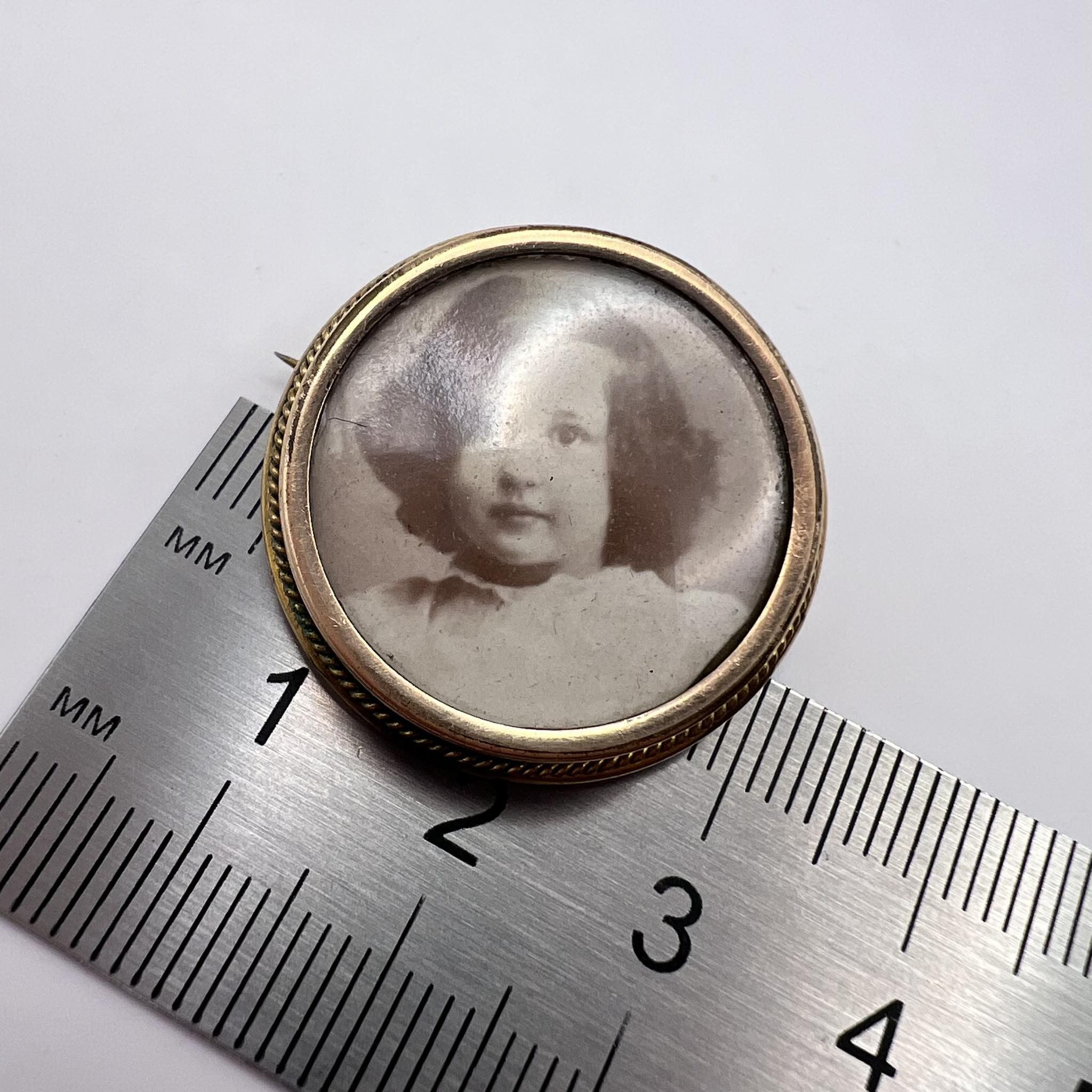 Vintage Wightman & Hough Art Nouveau Antique Pin Brooch Gold Plated Size ONE SIZE - 2 Thumbnail