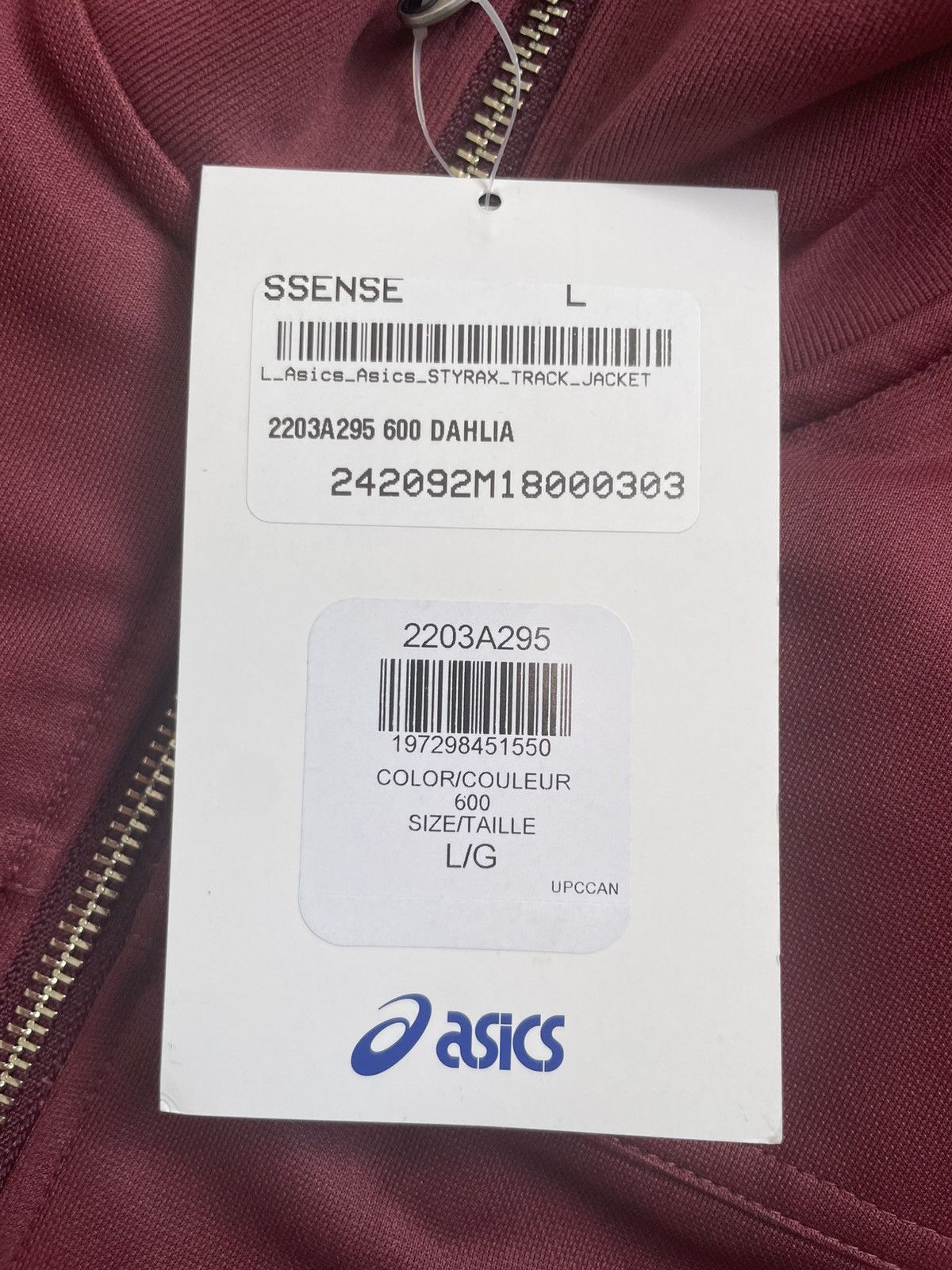 Asics × Kiko Kostadinov Veste de survêtement Kiko Kostadinov Asics Novalis Size US L / EU 52-54 / 3 - 7 Thumbnail
