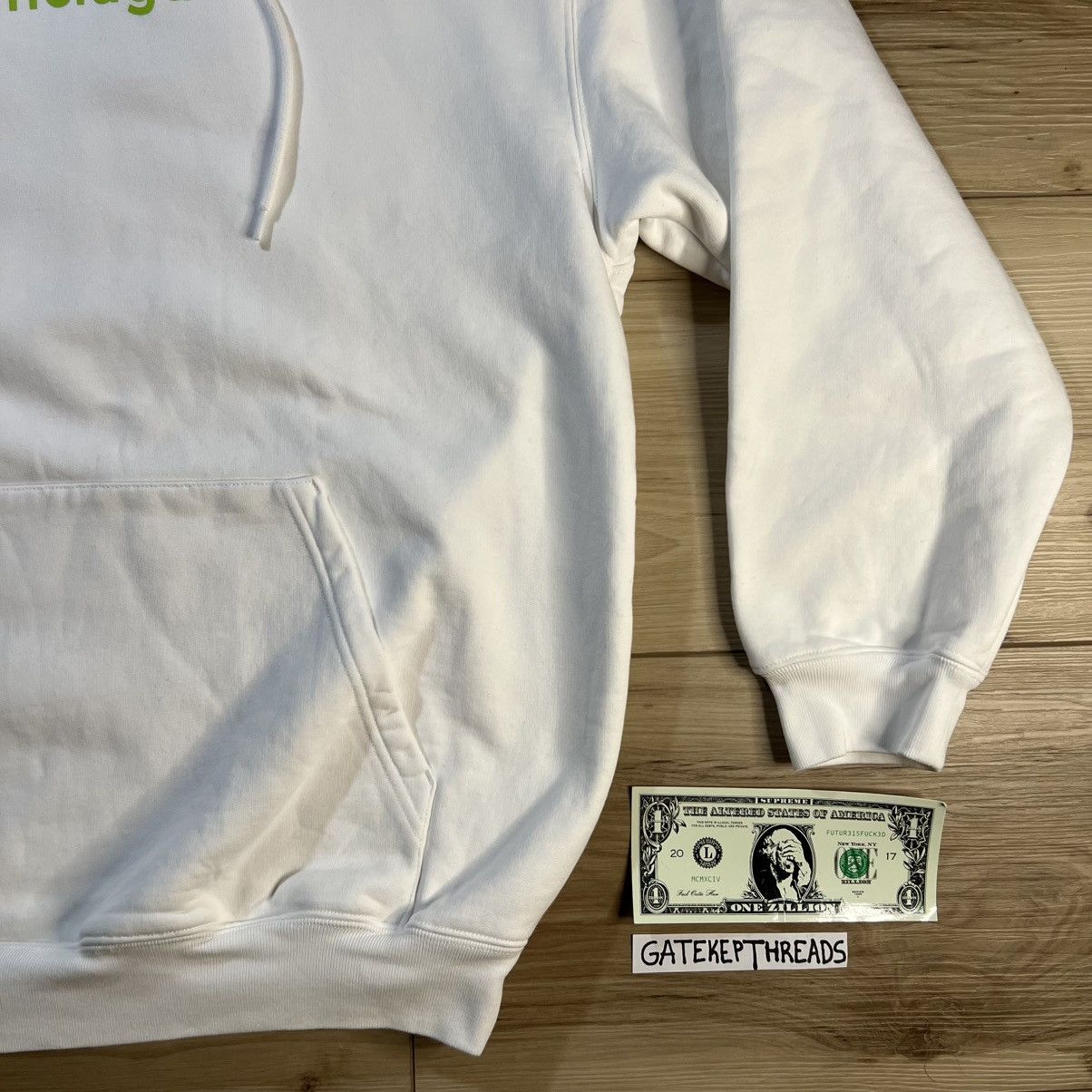 Balenciaga Balenciaga Copyright Green Logo White Pullover Hoodie Size US S / EU 44-46 / 1 - 3 Thumbnail