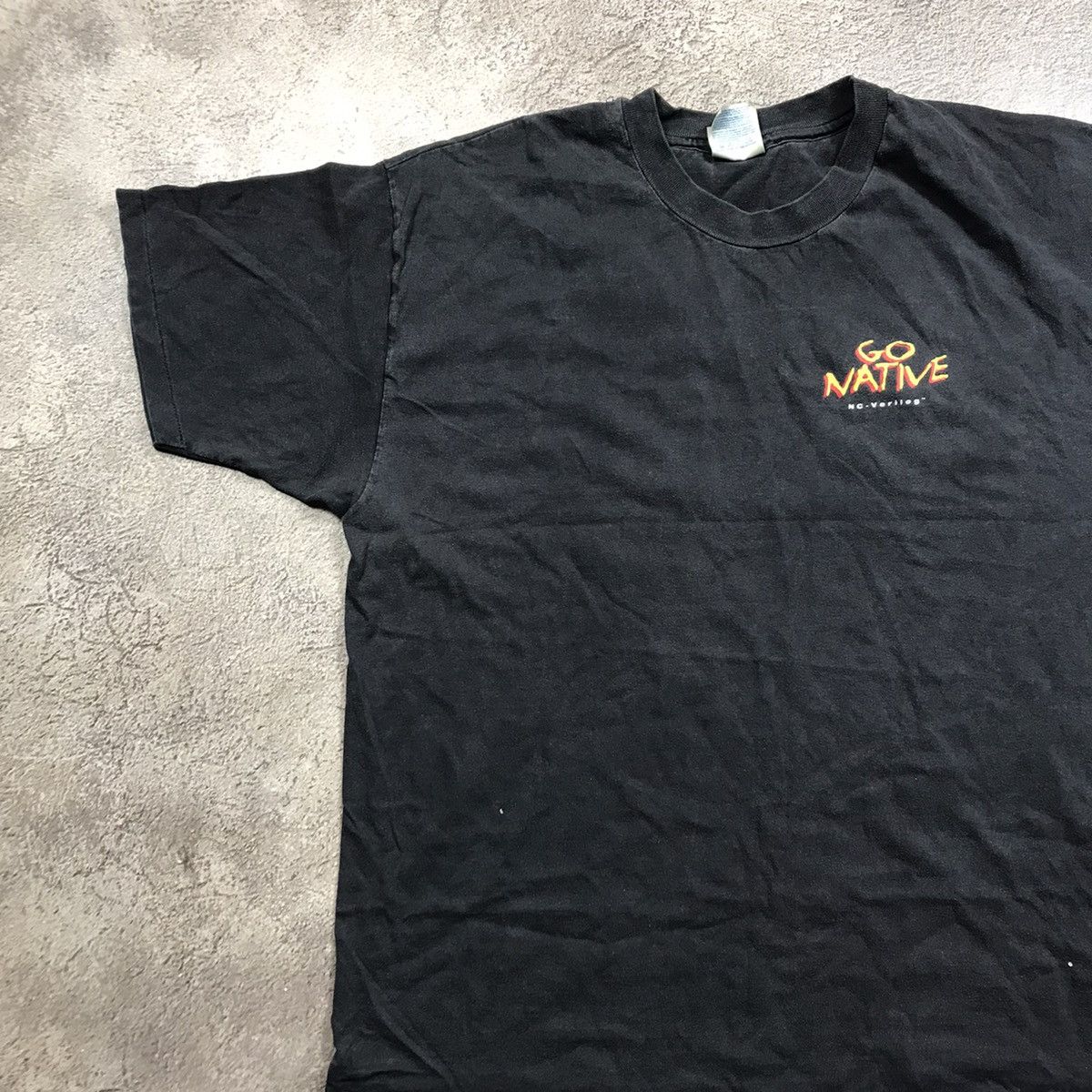 Vintage Vintage 90s Inca Graphic Tee Sun Faded Streetwear Tapered XL Size US XL / EU 56 / 4 - 4 Thumbnail