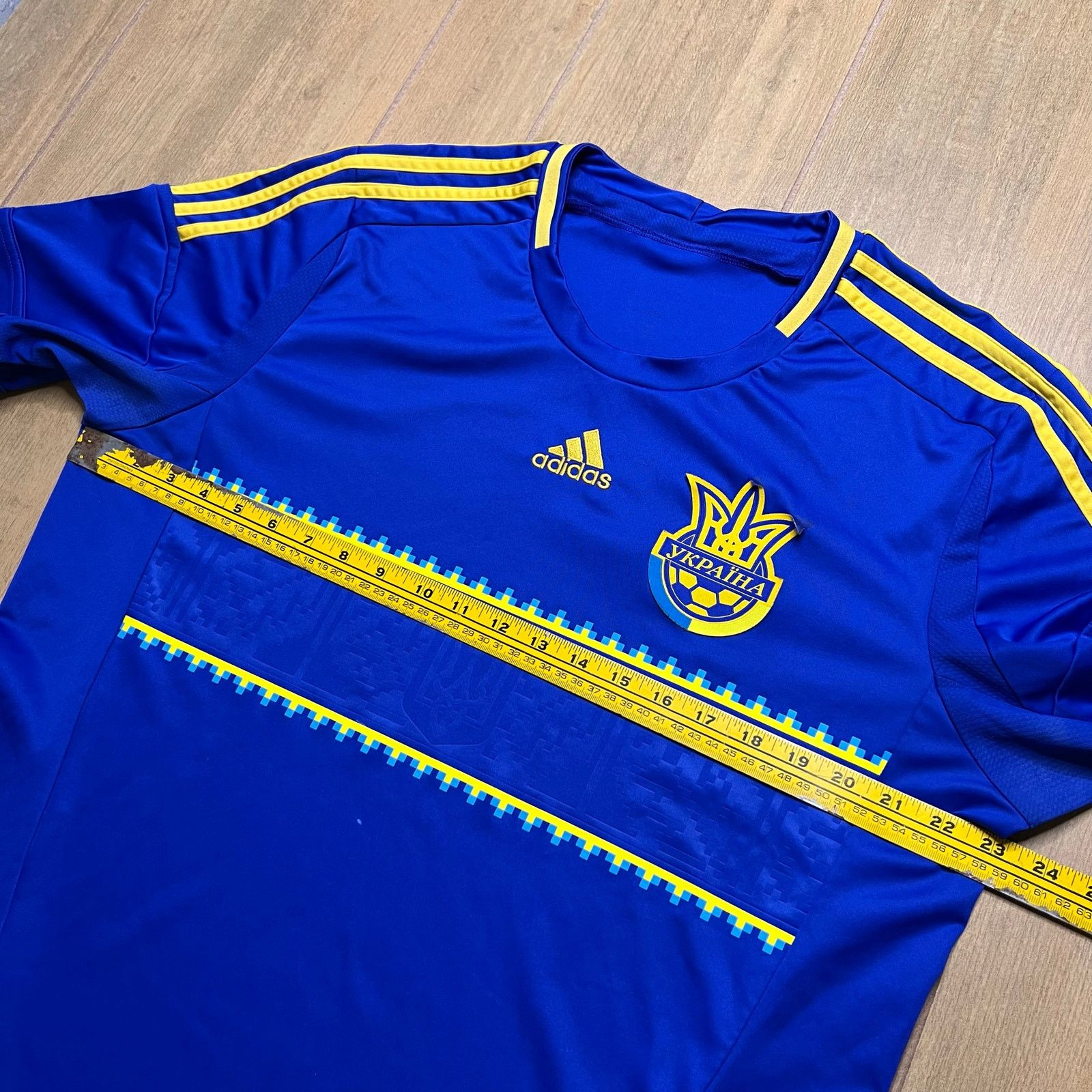 Adidas Ukraine Jersey Away football Soccer shirt 2012 Adidas Sz XL Size US XL / EU 56 / 4 - 7 Thumbnail